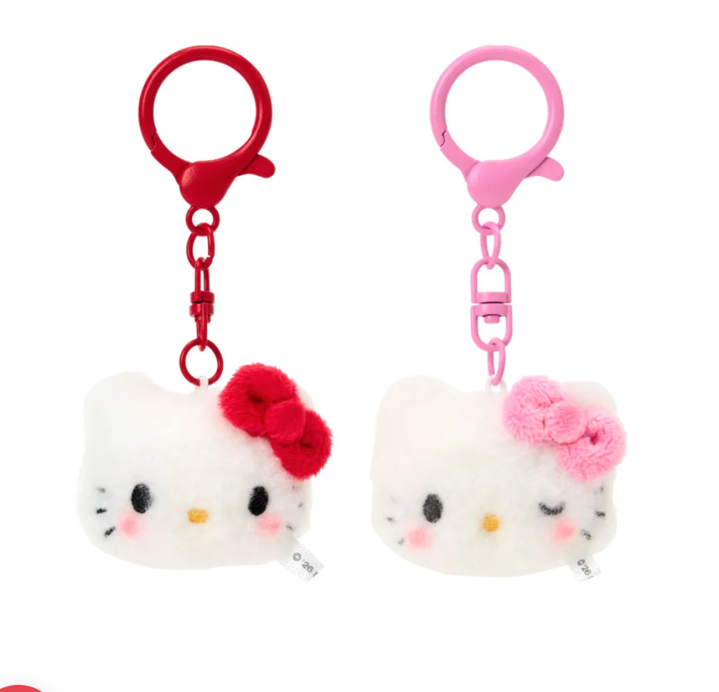 sanrio 三麗鷗 大頭 毛絨 吊飾 一組2個