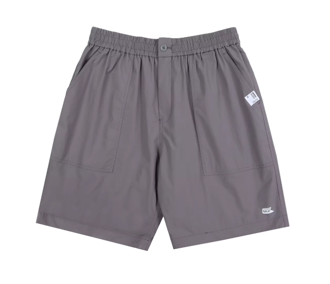 #現貨 UNBENT 夏季日系休閒 3M印花沙灘短褲 灰色