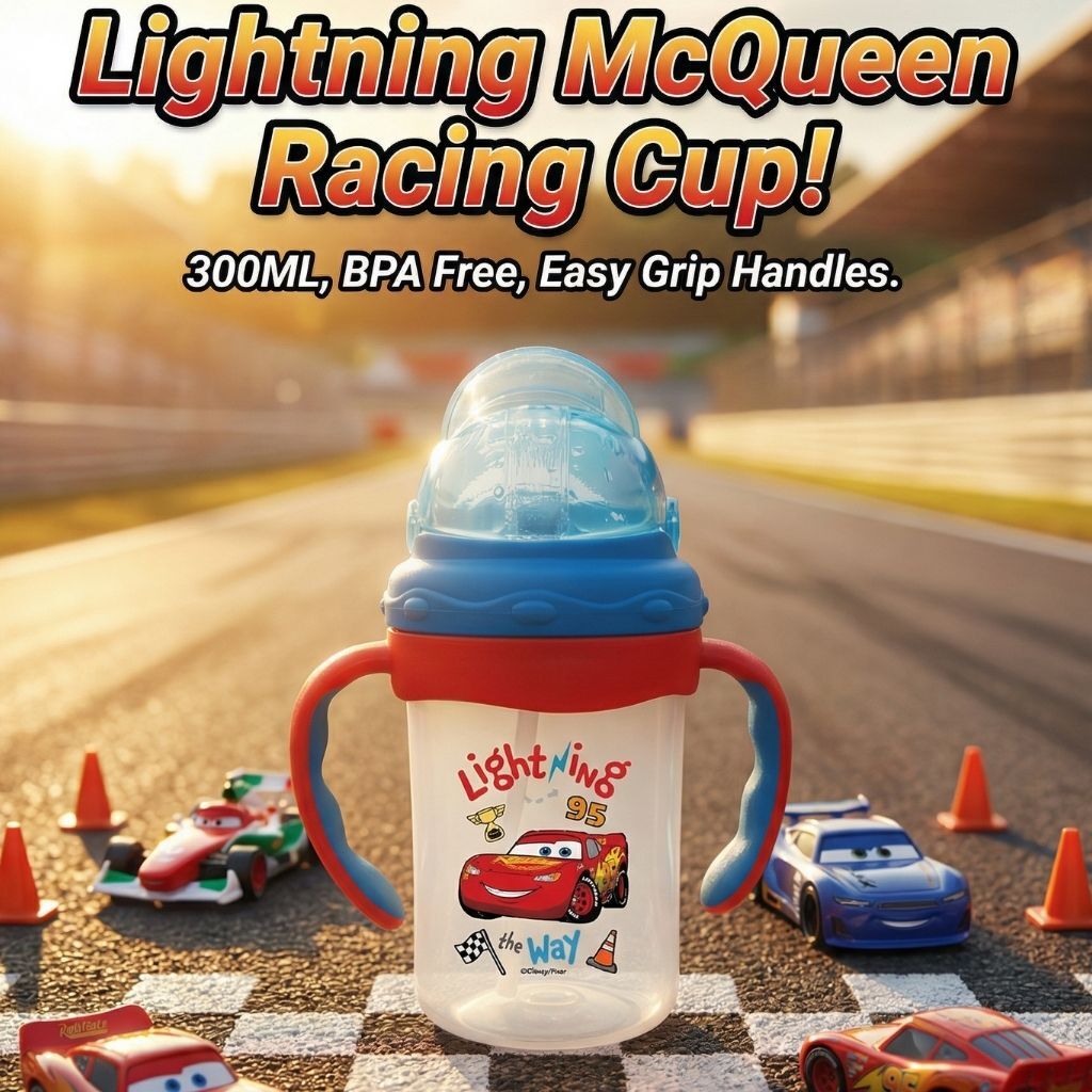 迪士尼反斗車王| BB 雙耳吸管杯 學習杯