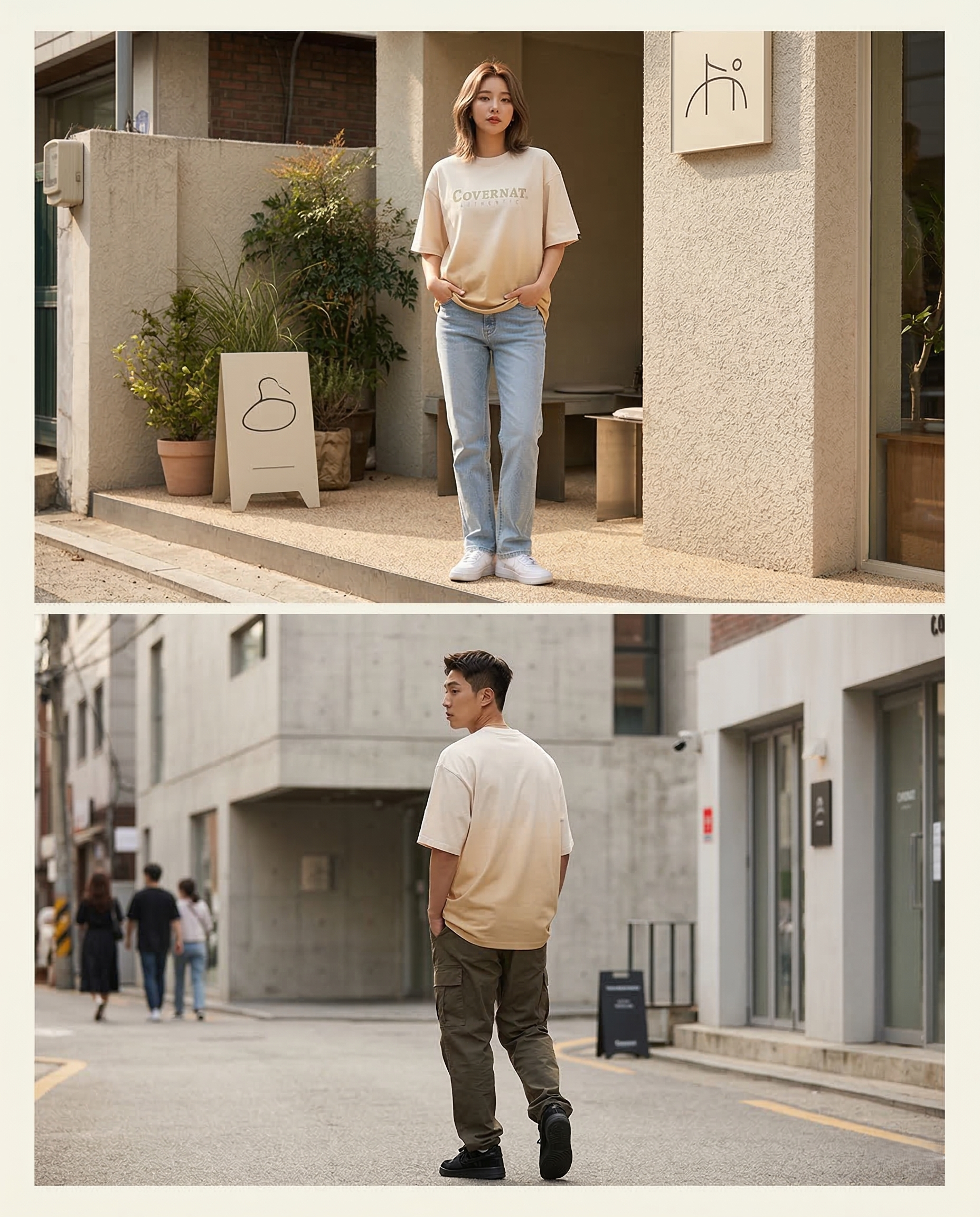 【預購】Covernat K031148 復古染製短袖