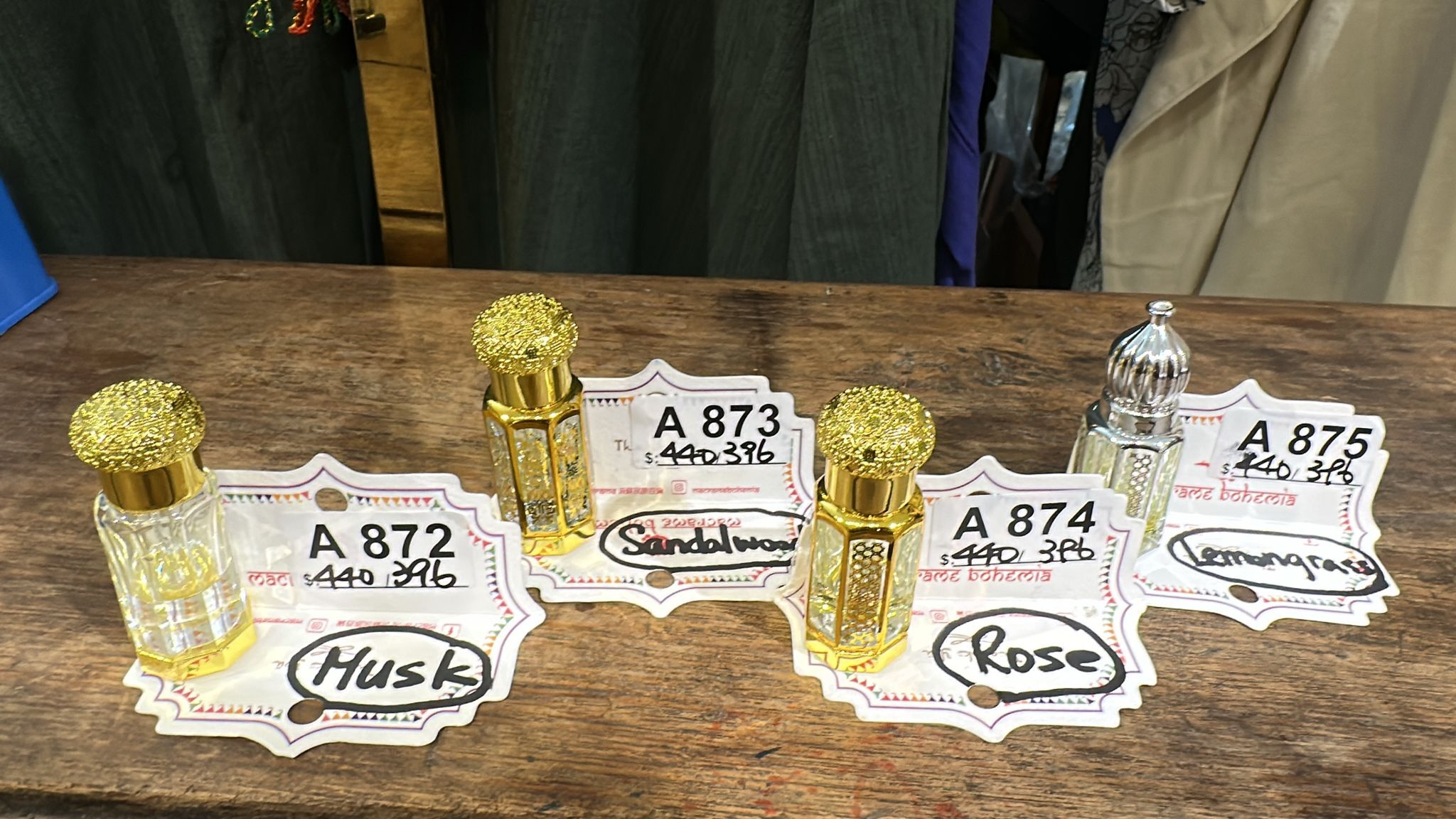 MACRAME DKN01 DKN PREMIUM ATTAR , MUSK-A872/SANDALIA-A873/ROSE-A874/LEMONGRASS-A875 (0316LIVE)