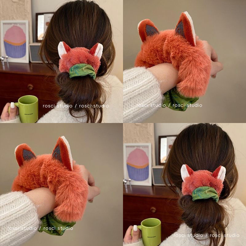[2 FOR RM10] Zootopia Plush Ear Scrunchies