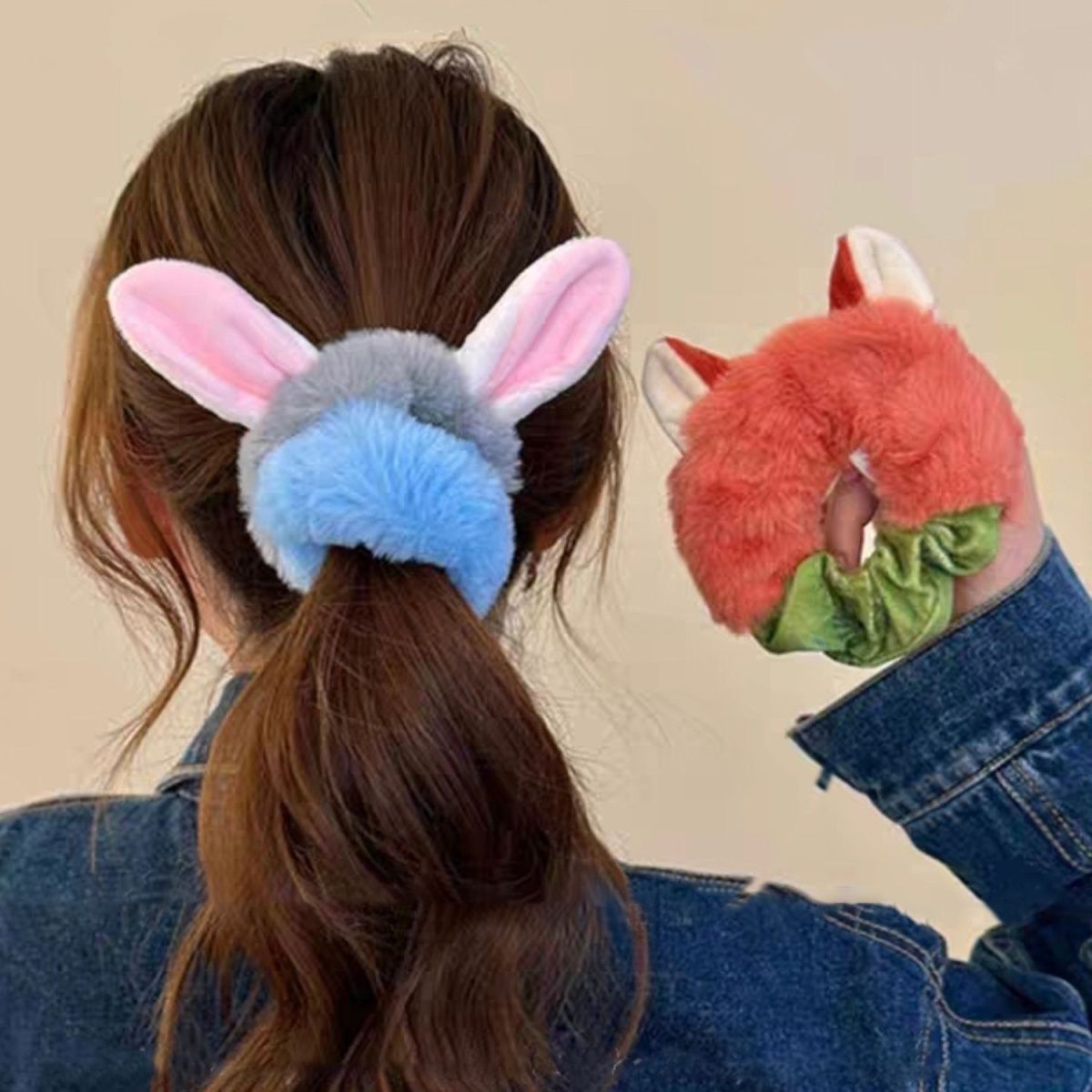 [2 FOR RM10] Zootopia Plush Ear Scrunchies
