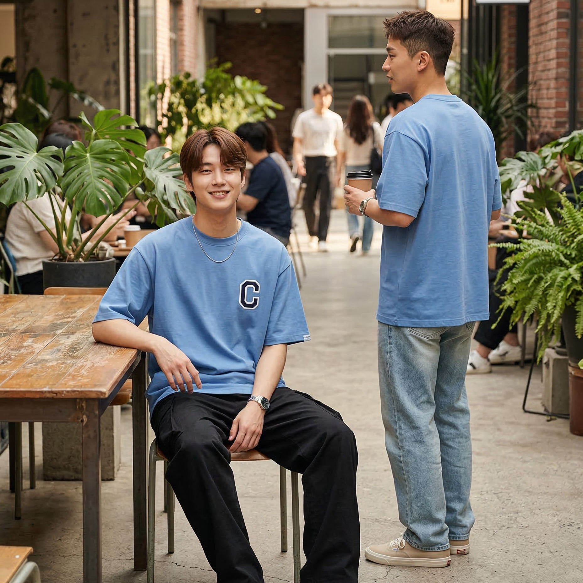 【預購】Covernat K031154 閃亮標誌短袖 T-Shirt