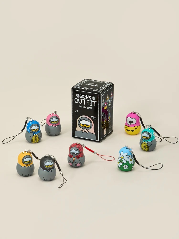 ZO&FRIENDS ZOA 盲盒公仔鎖匙扣  (K3 GD786)