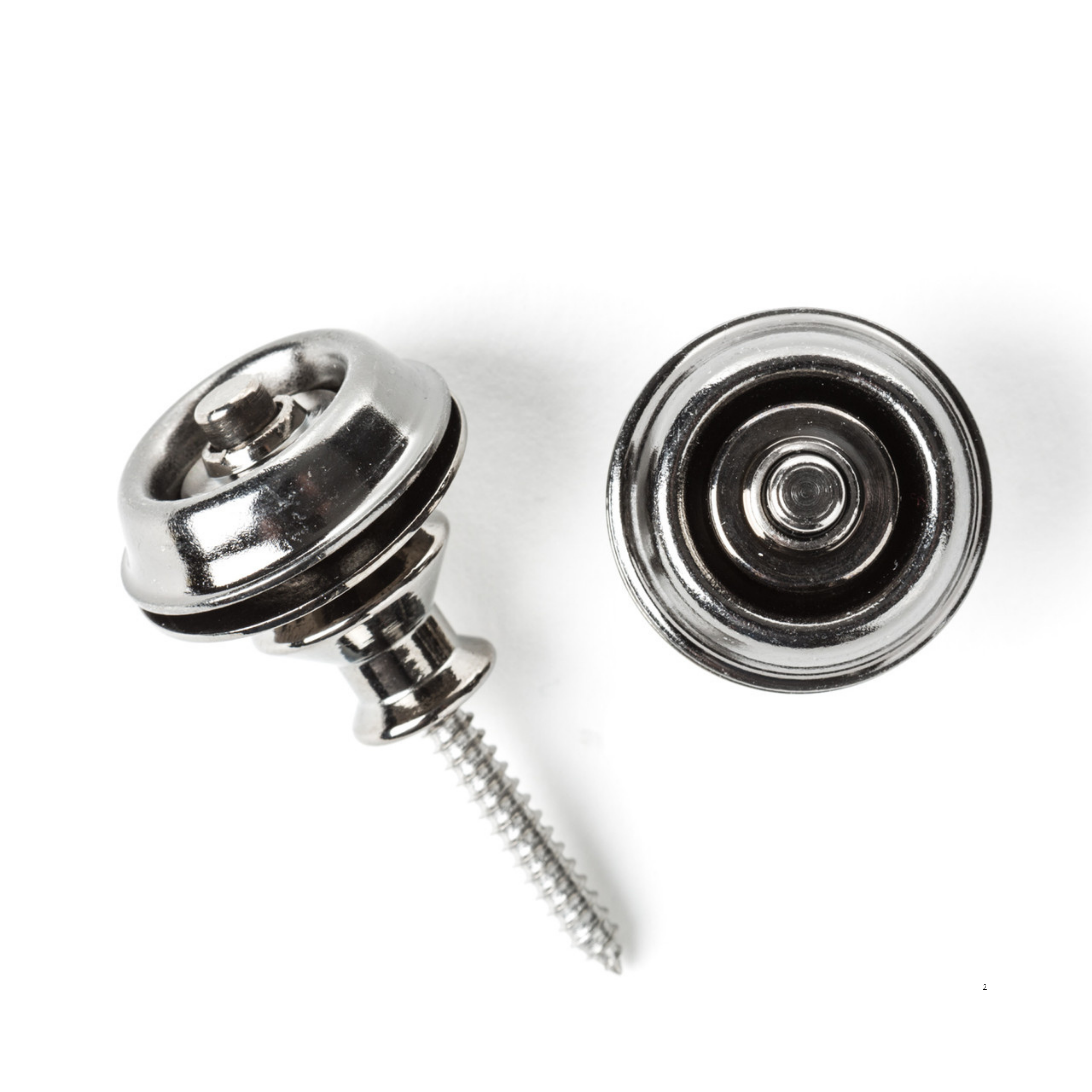 Dunlop Dunlop 安全背帶扣 SLS1036BN 亮黑鎳 電吉他 電貝斯 安全背釦 第 3 張圖片｜三峽吉他 / Bass