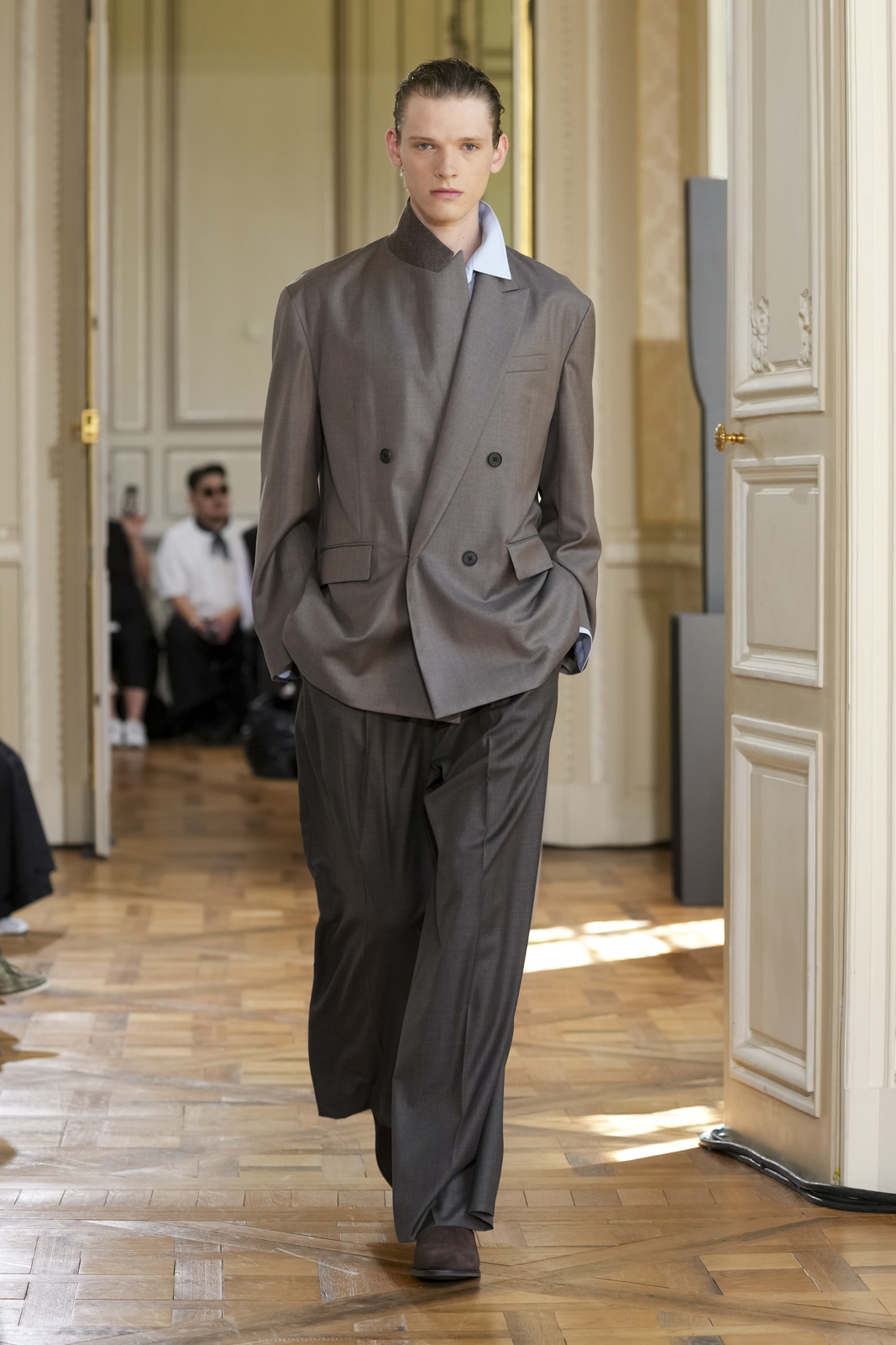 ssstein EXTRA FINE WOOL DOUBLE BREASTED BLAZER