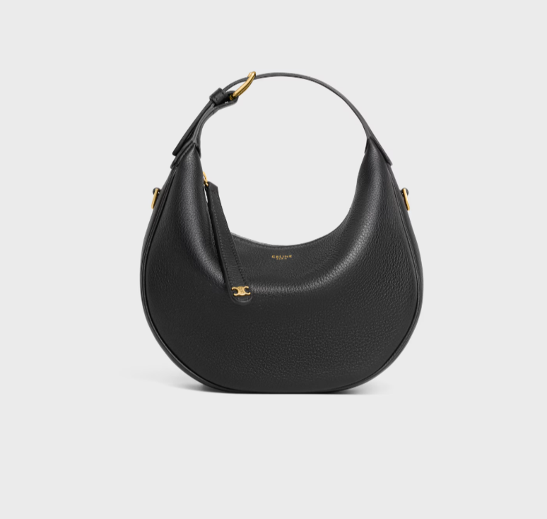 1DA0313-037 [CELINE] Teen Celine Lulu In Grained Calfskin Black #120723ENY.38NO (BR)