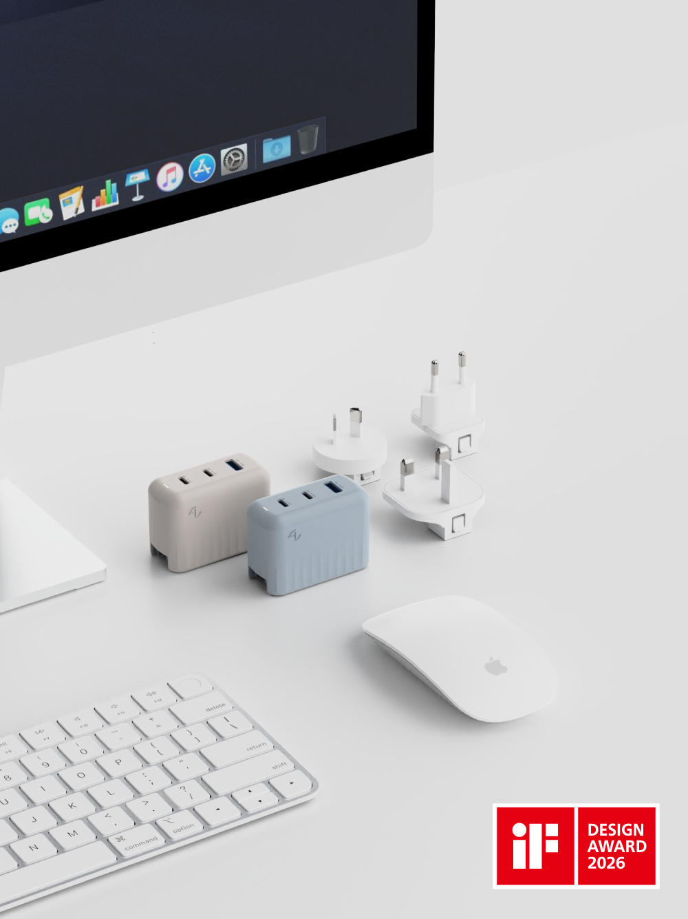 Allite A1 PRO 70W 1A+2C 氮化鎵三孔快充頭