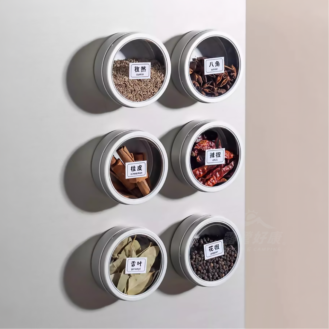 馬口鐵磁吸調料盒 GD14