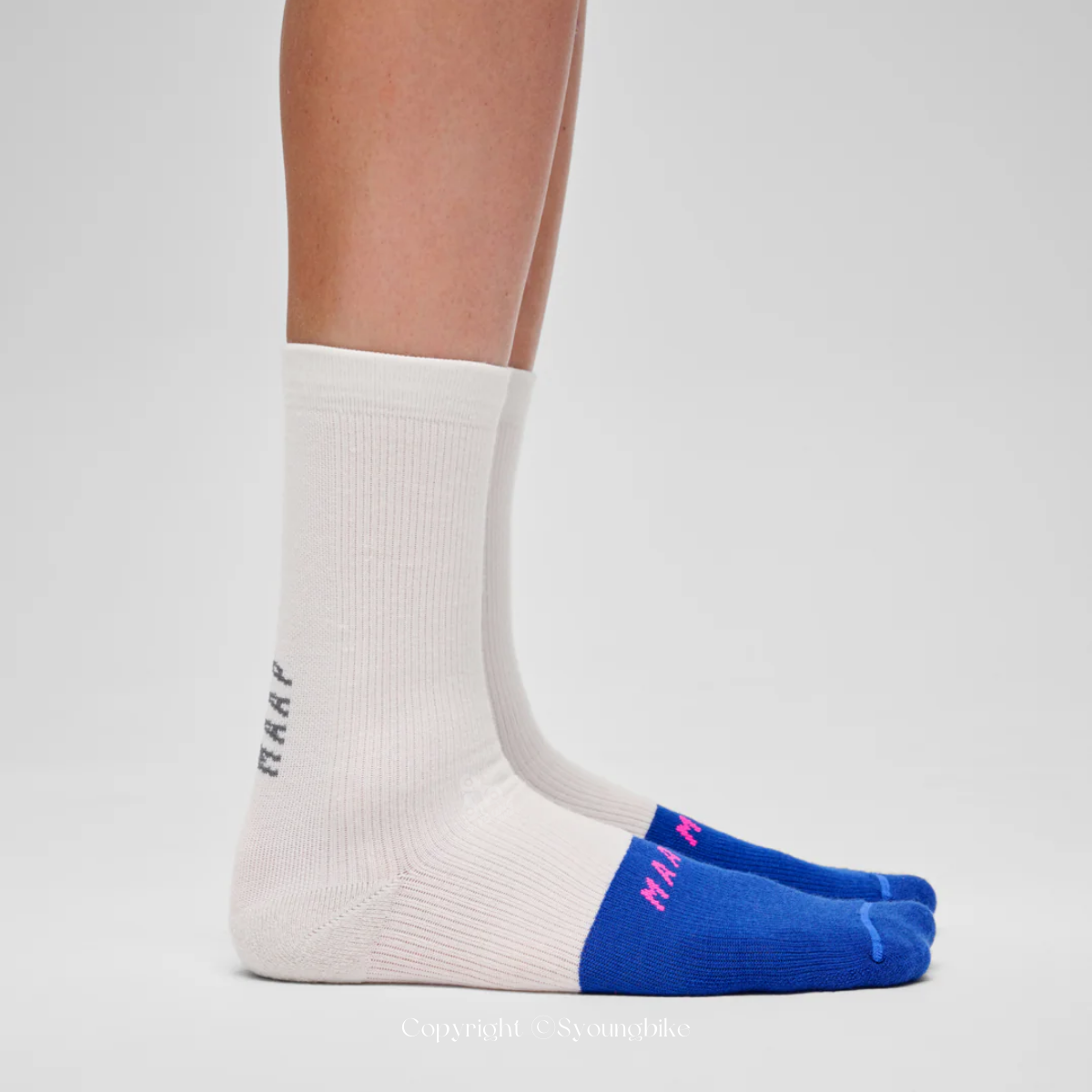 【MAAP】Division Merino Sock 車襪 / Fog RGB Blue 白與純藍