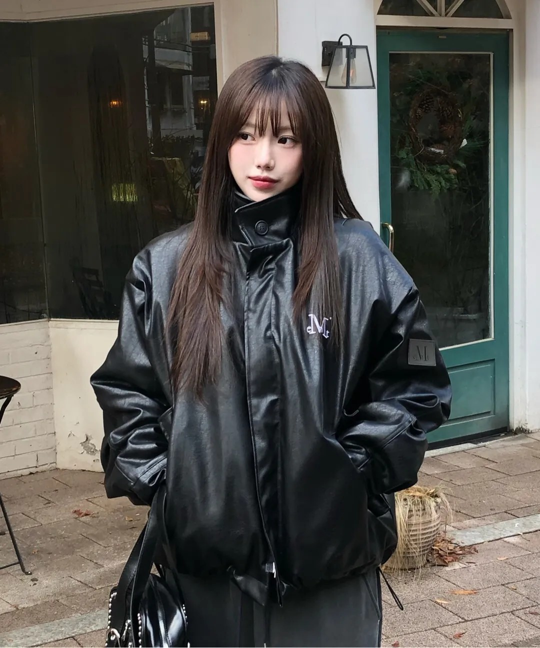 【OWN】Mucent 外套 皮革 皮外套 寬鬆 新品 春夏 單一尺寸 Oversize 不分男女 黑色