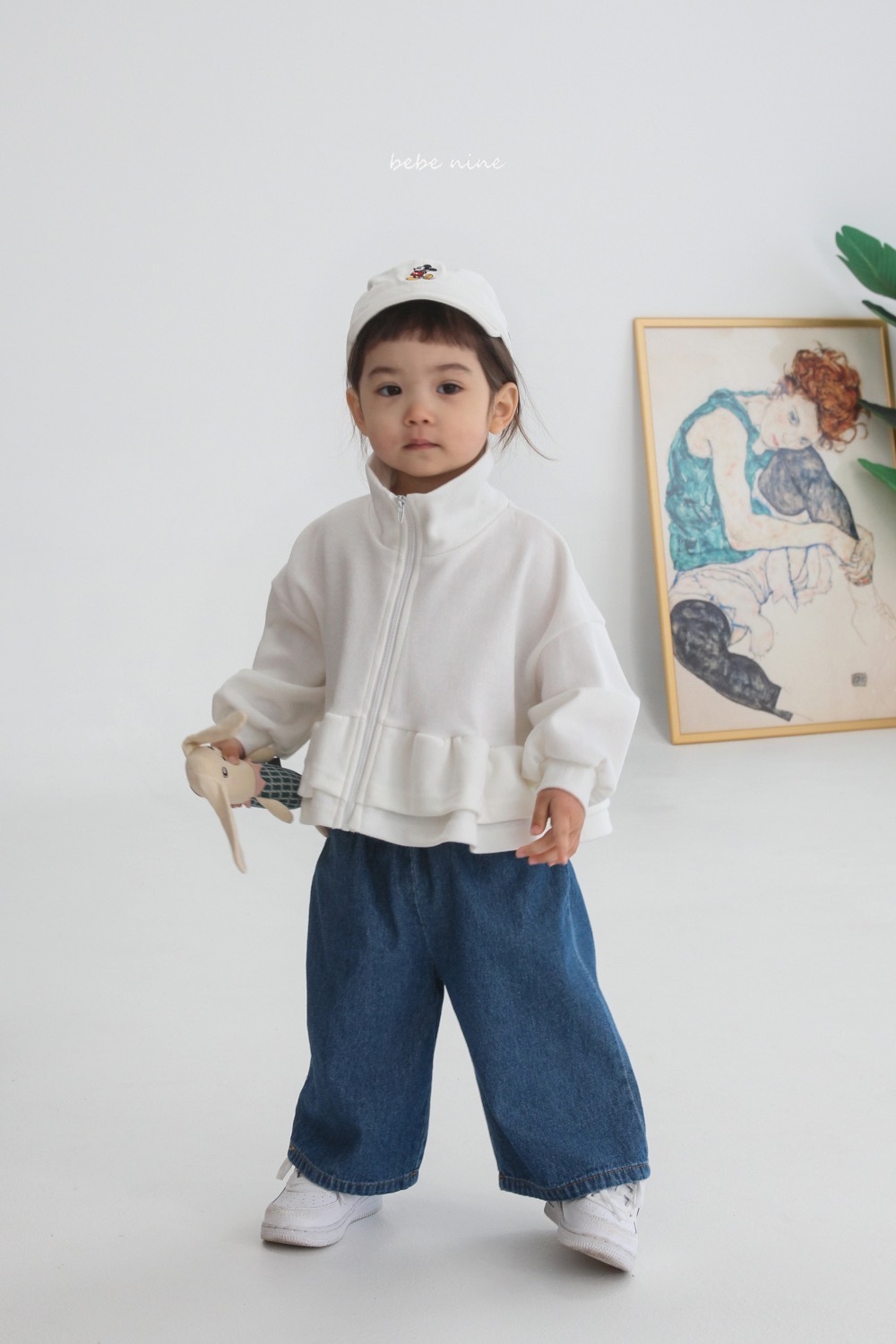 Bebe nine 可愛拉鍊外套 / 3色