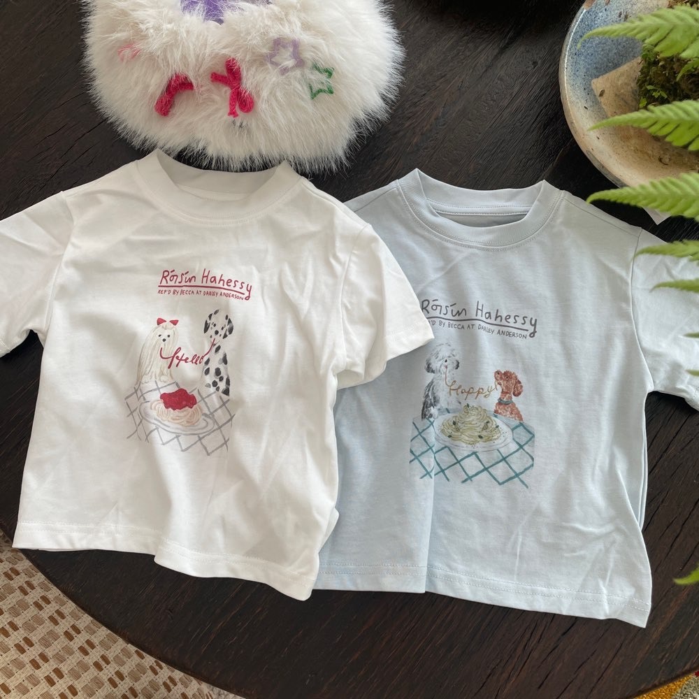 可愛狗狗短袖上衣