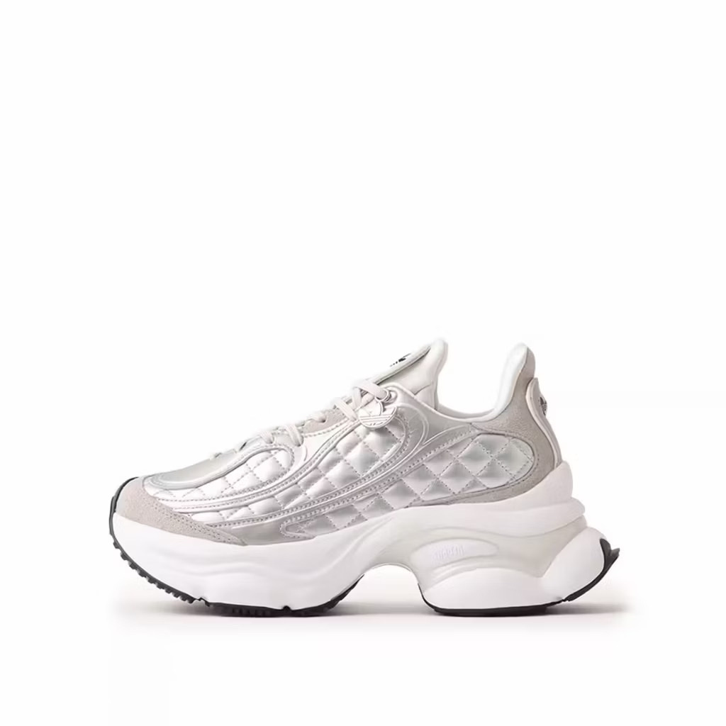 ADIDAS OZVENUZ 小香風 菱格紋 液態銀 KJ3971