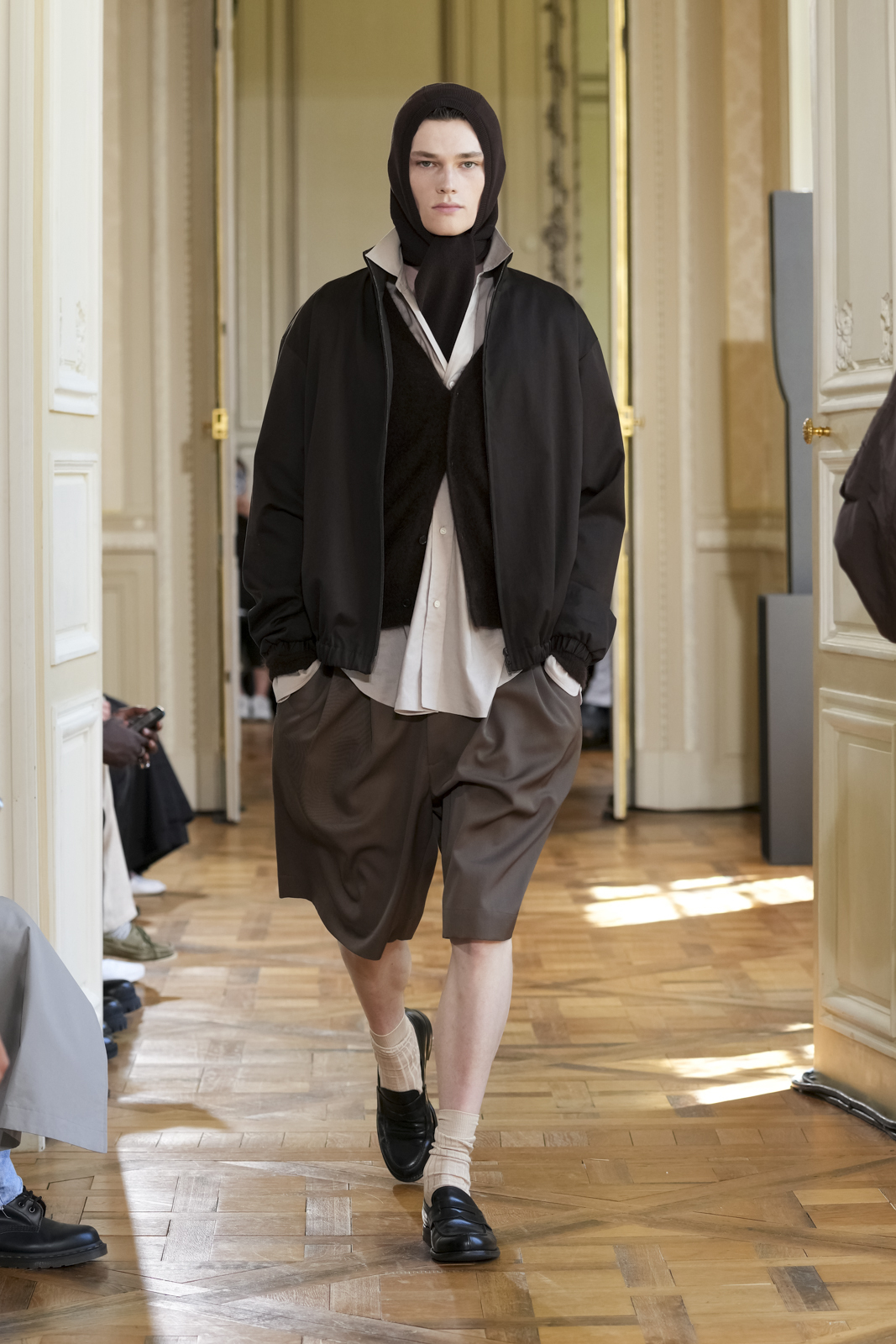 ssstein COTTON SILK OVERSIZED PLACKET SHIRT