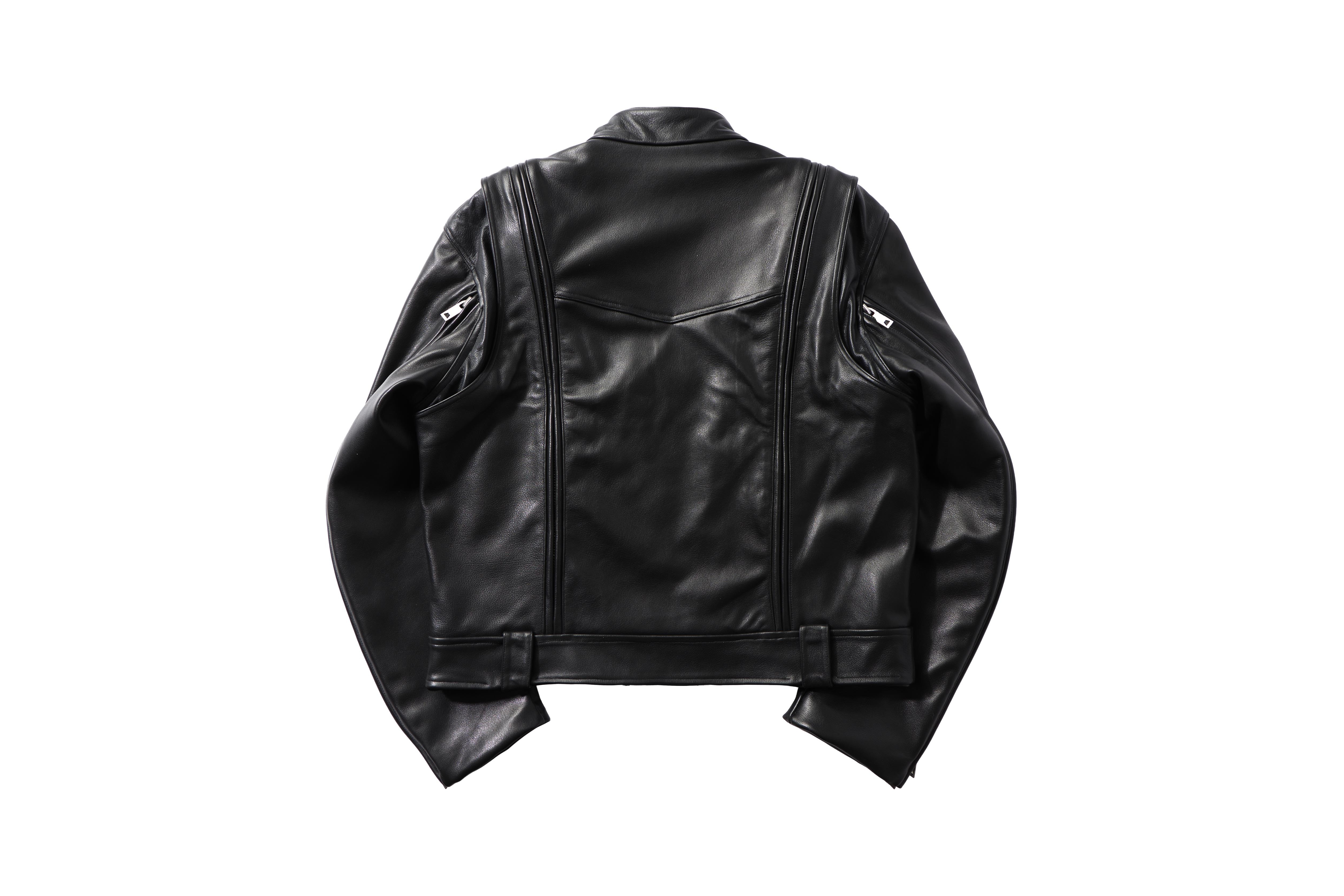 REMIX "M Zypherhide Leather Jacket" (Black)