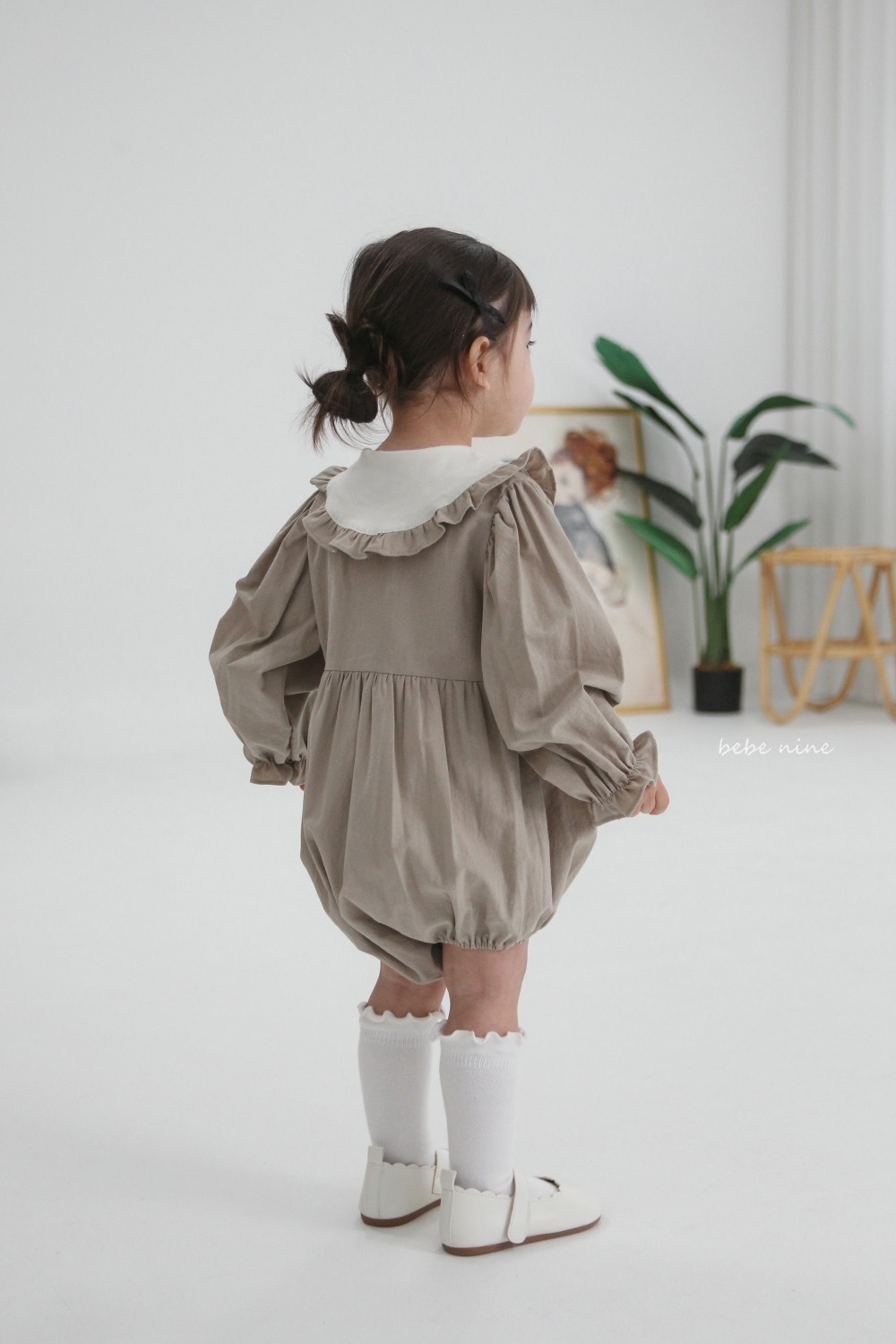 Bebe nine 法蘭包屁衣 / 2色