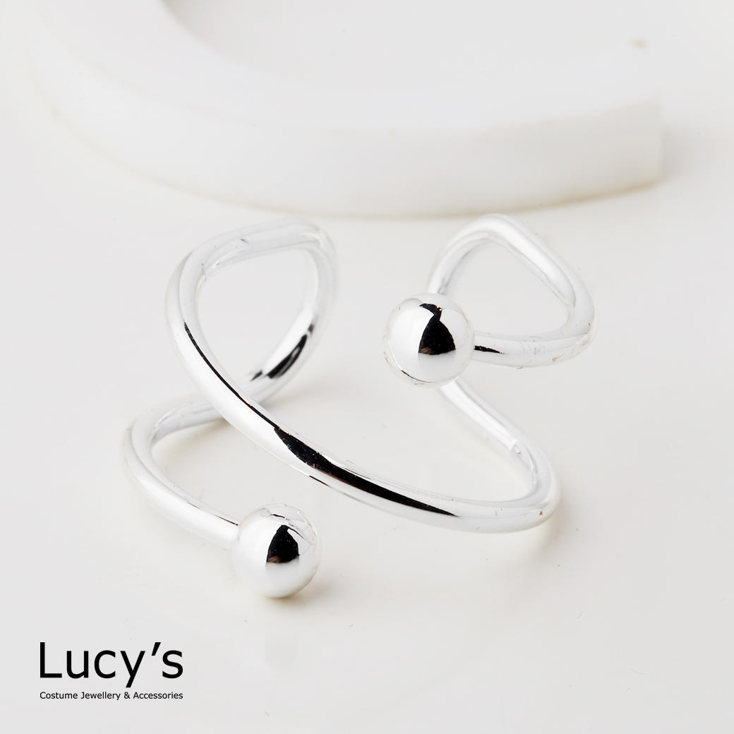 交點迴圈 開口戒 (125796/125797)