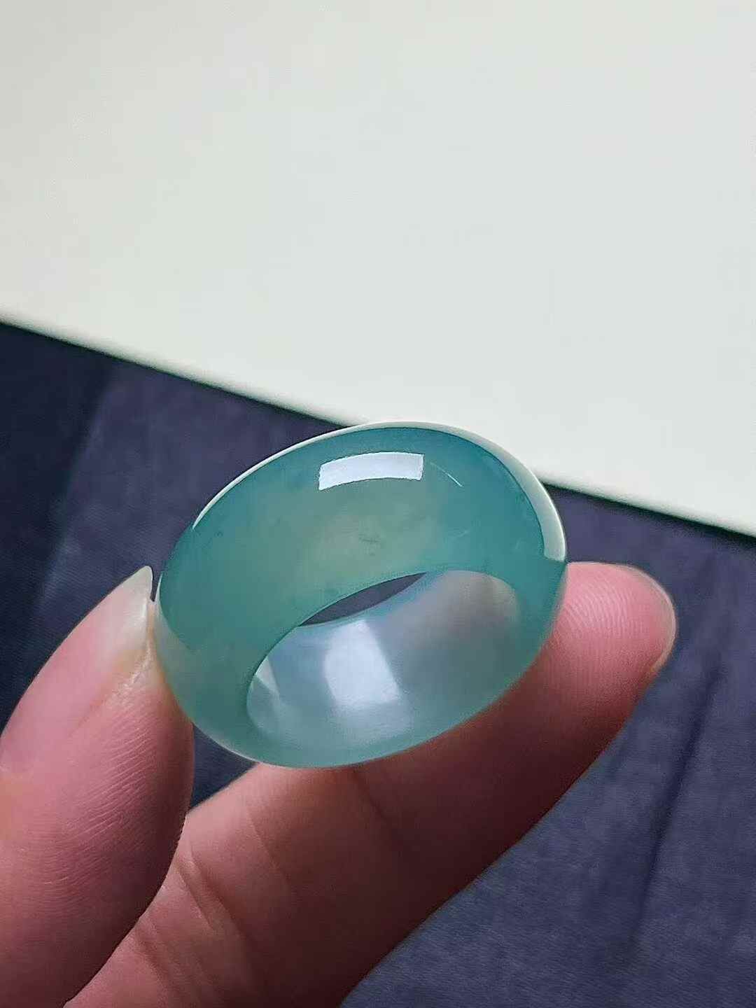 37350 翡翠指環 (圈口 16號)