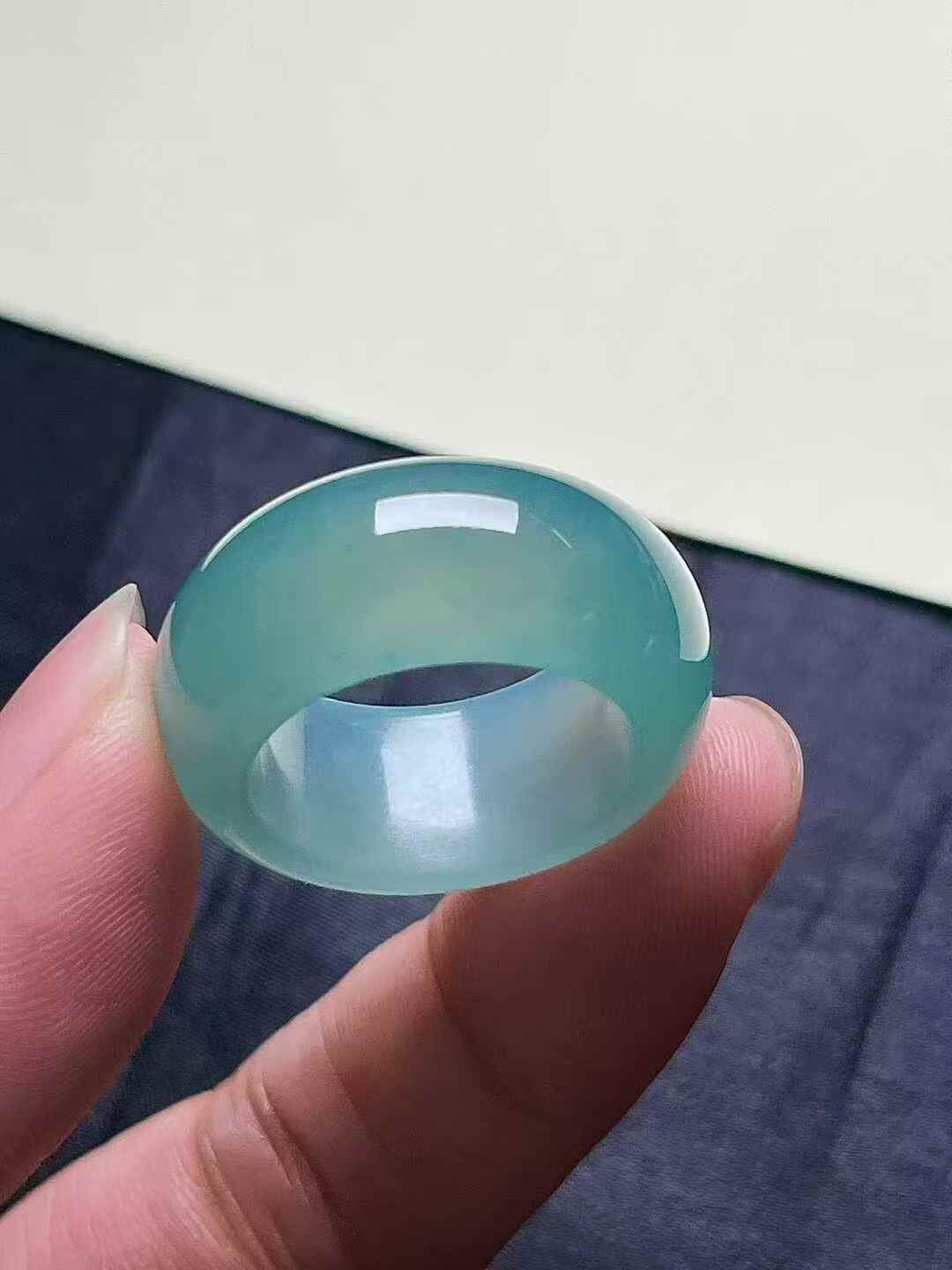 37350 翡翠指環 (圈口 16號)