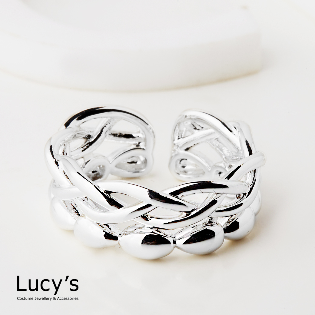 編織水滴 戒指 (125803/125804)