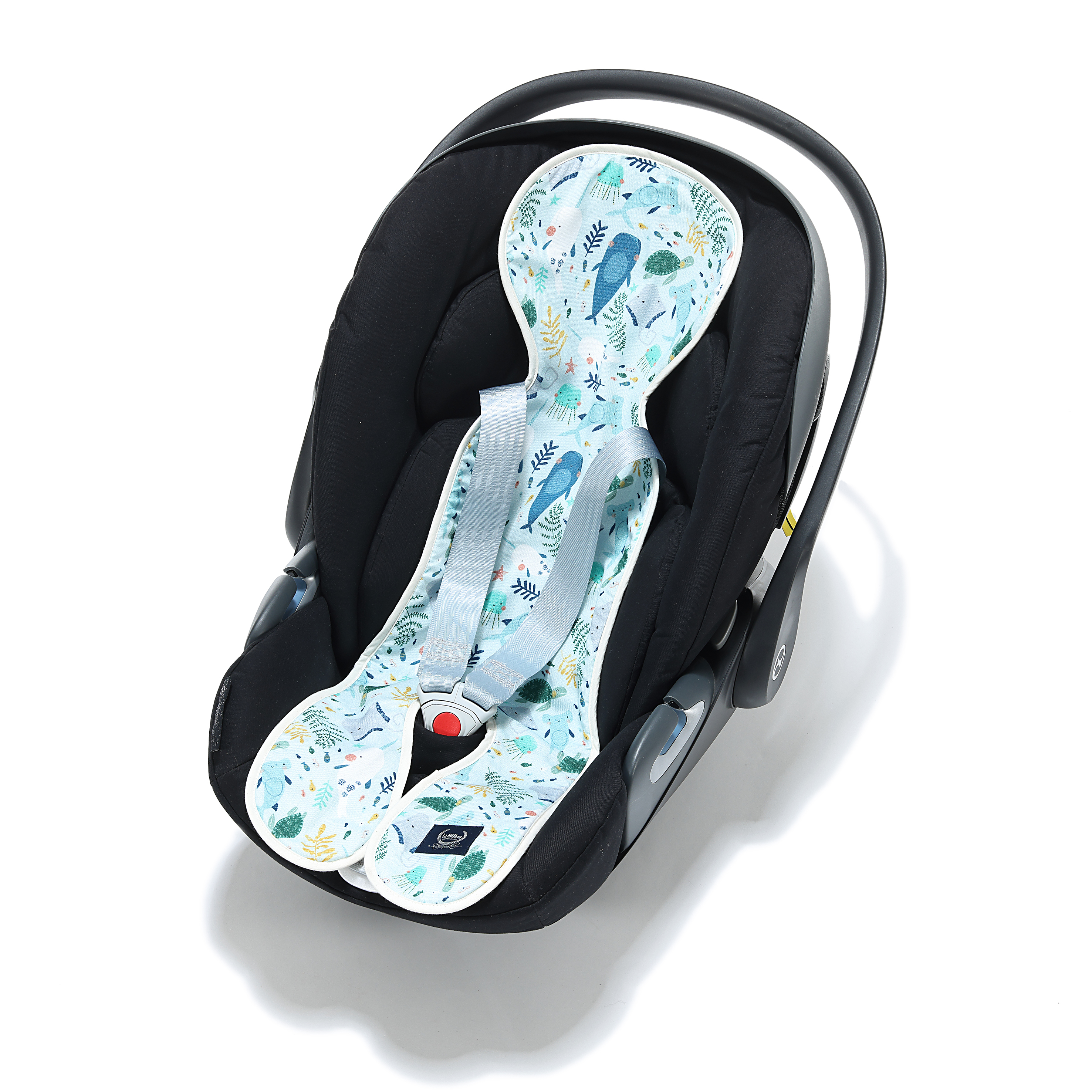 La Millou波蘭 竹纖涼感網格汽座坐墊｜海底總動員