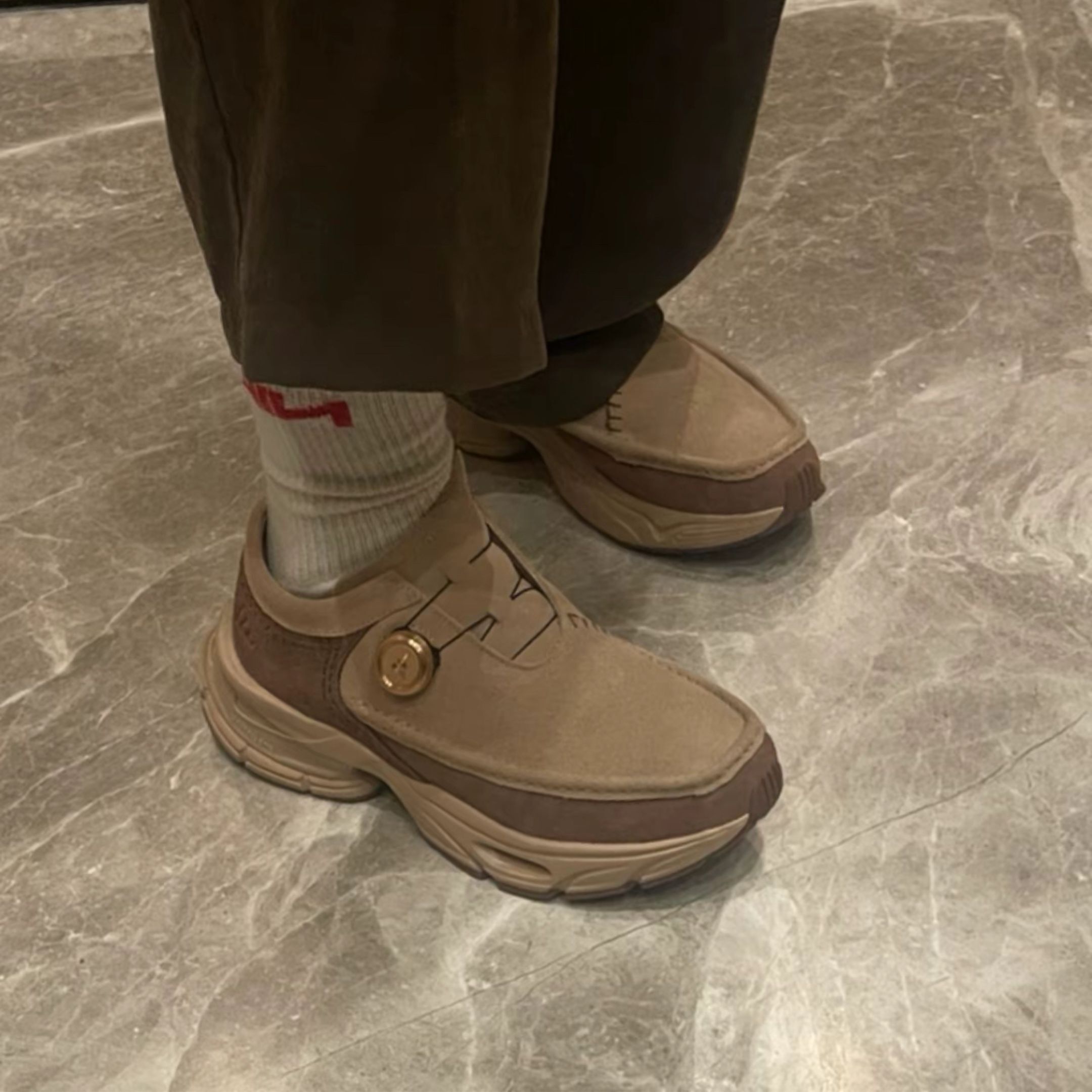 NICEDAY 代購 Adidas FORMOTION ONE MOC 皮革 棕色 可可 摩卡 奶茶 厚底 KI7906