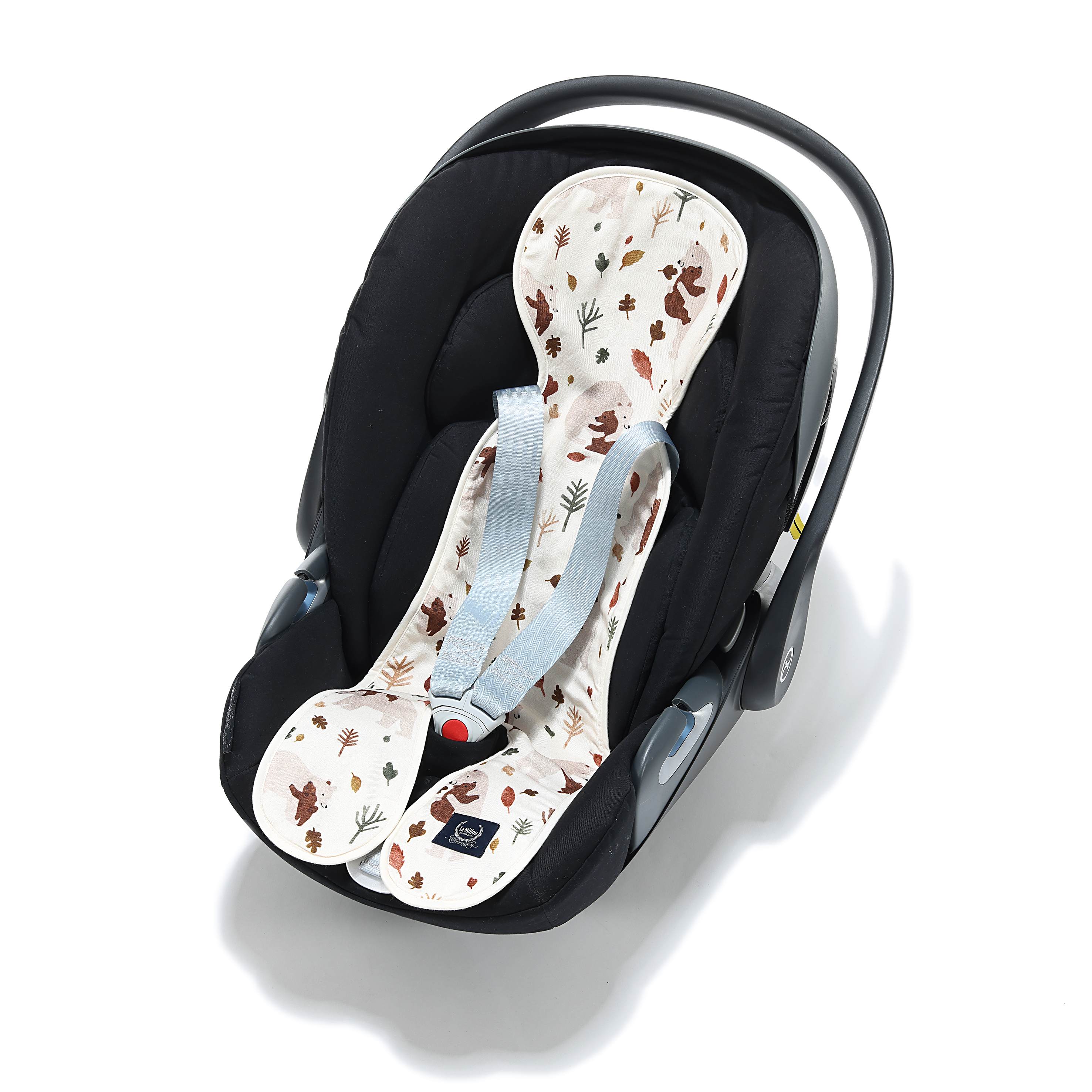 La Millou波蘭 竹纖涼感網格汽座坐墊｜暖心抱抱熊