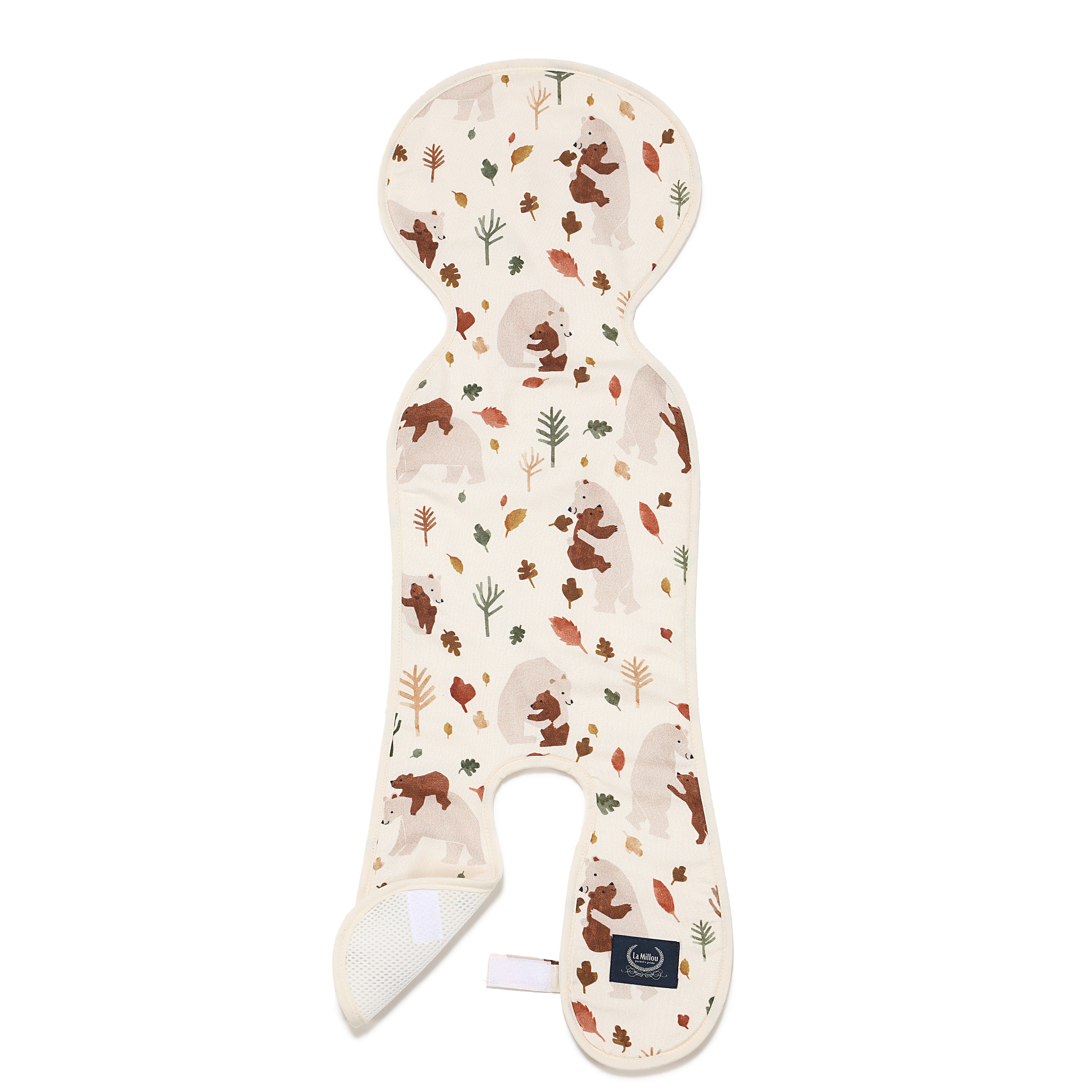 La Millou波蘭 竹纖涼感網格汽座坐墊｜暖心抱抱熊