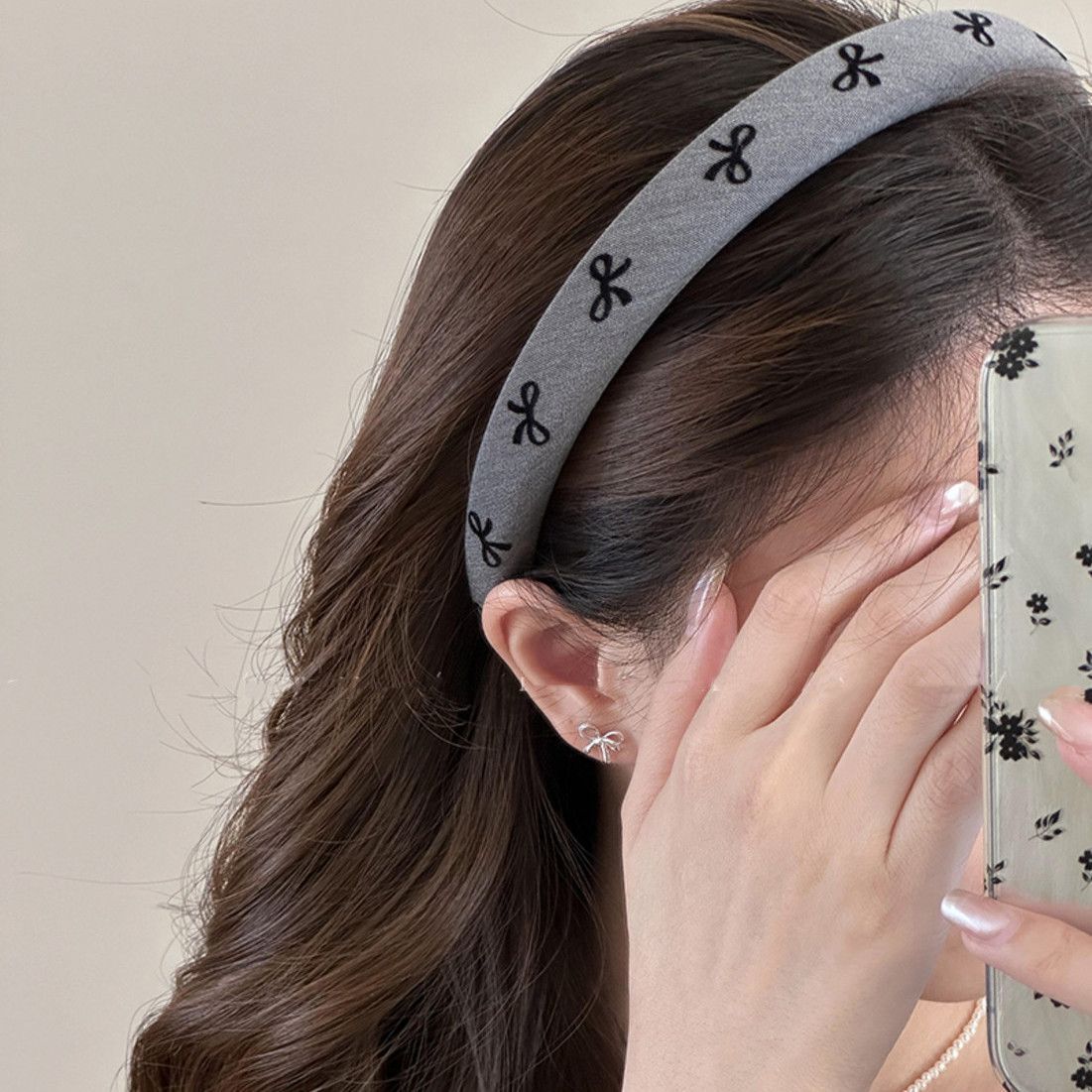 [2 FOR RM10] Gray Bow Headband