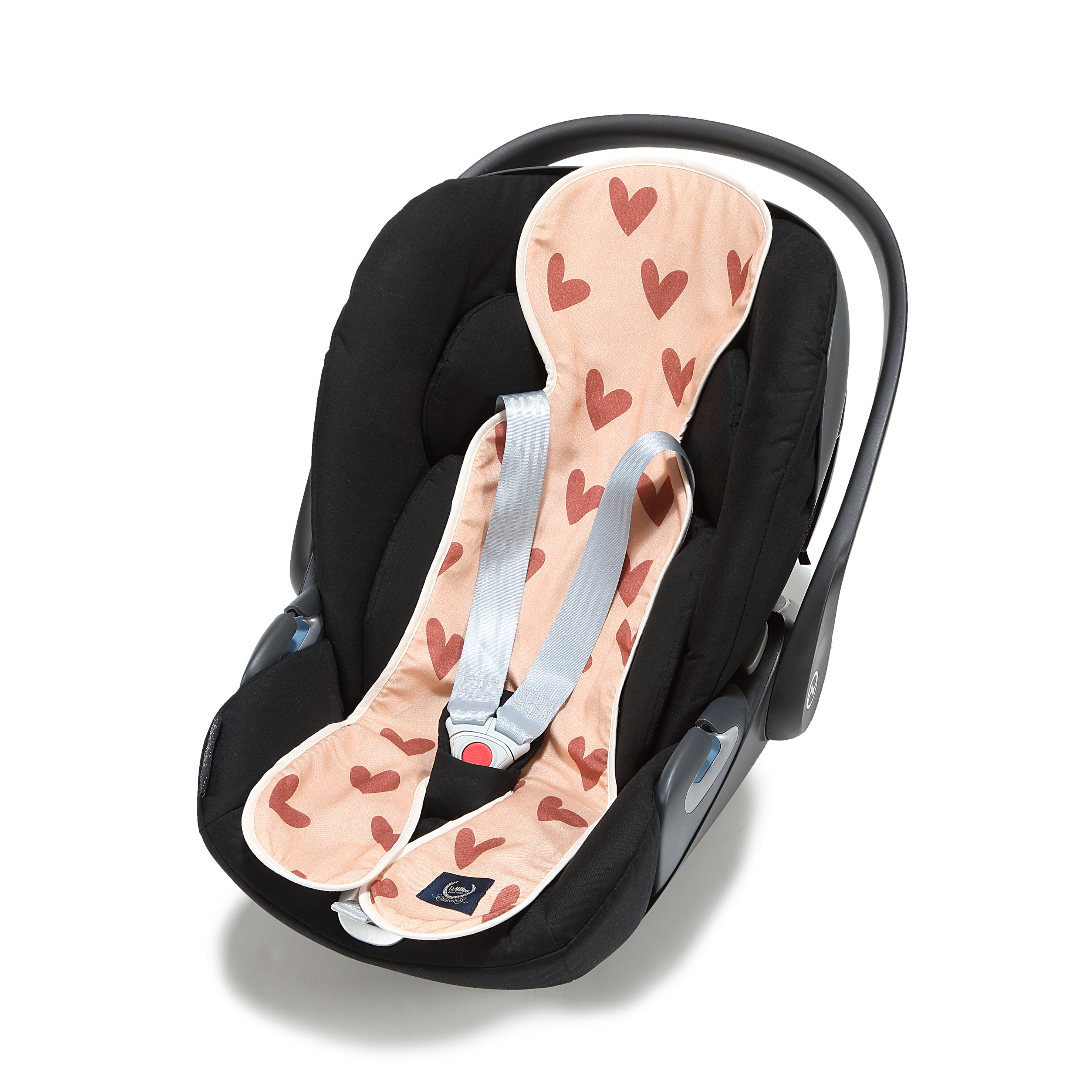 La Millou波蘭 竹纖涼感網格汽座坐墊｜紅心戀曲