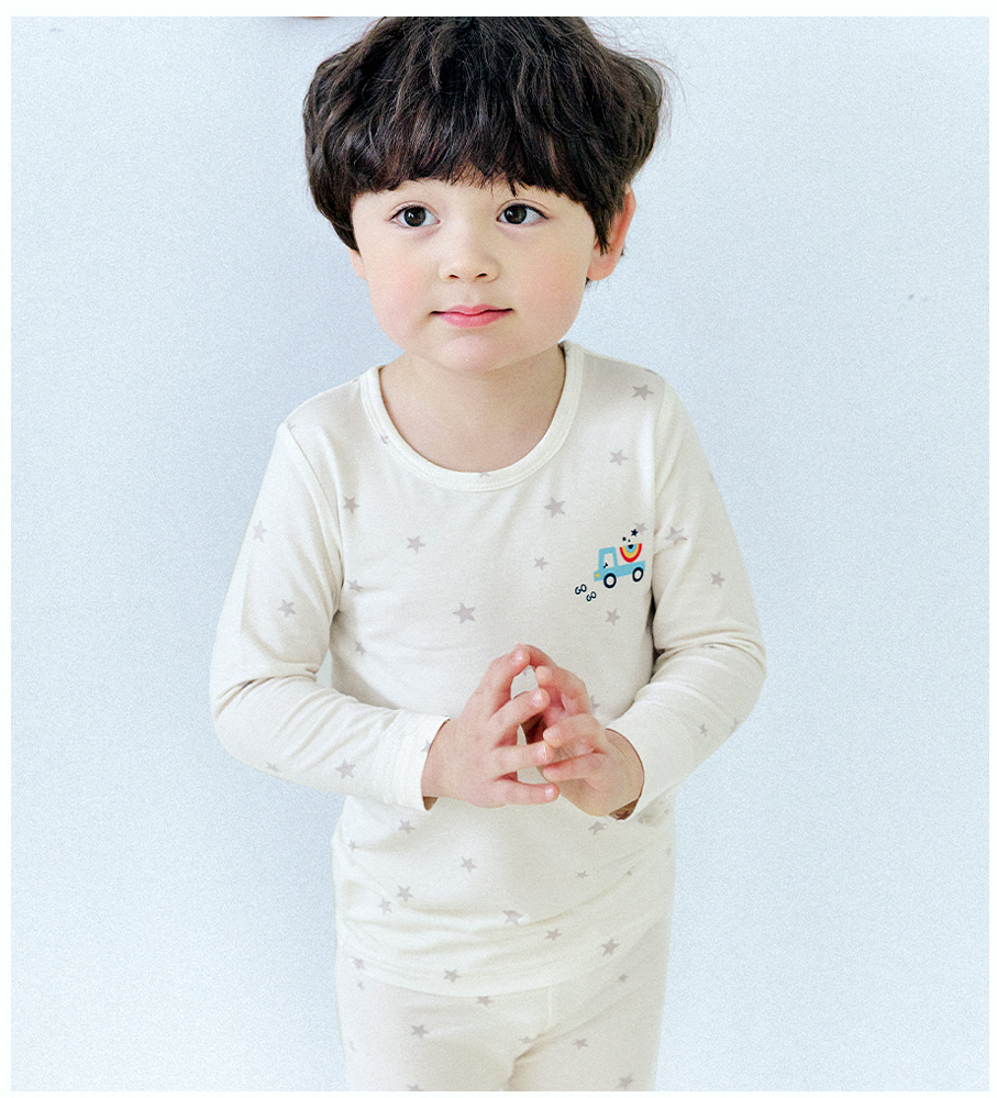 韓國🇰🇷Maykids 小車之星天絲莫代爾九分家居服(90-160)