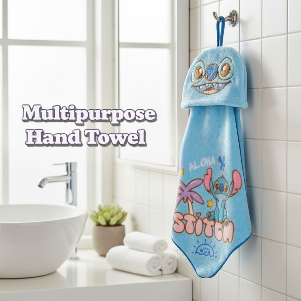 迪士尼史迪仔 兒童多用途抹手毛巾