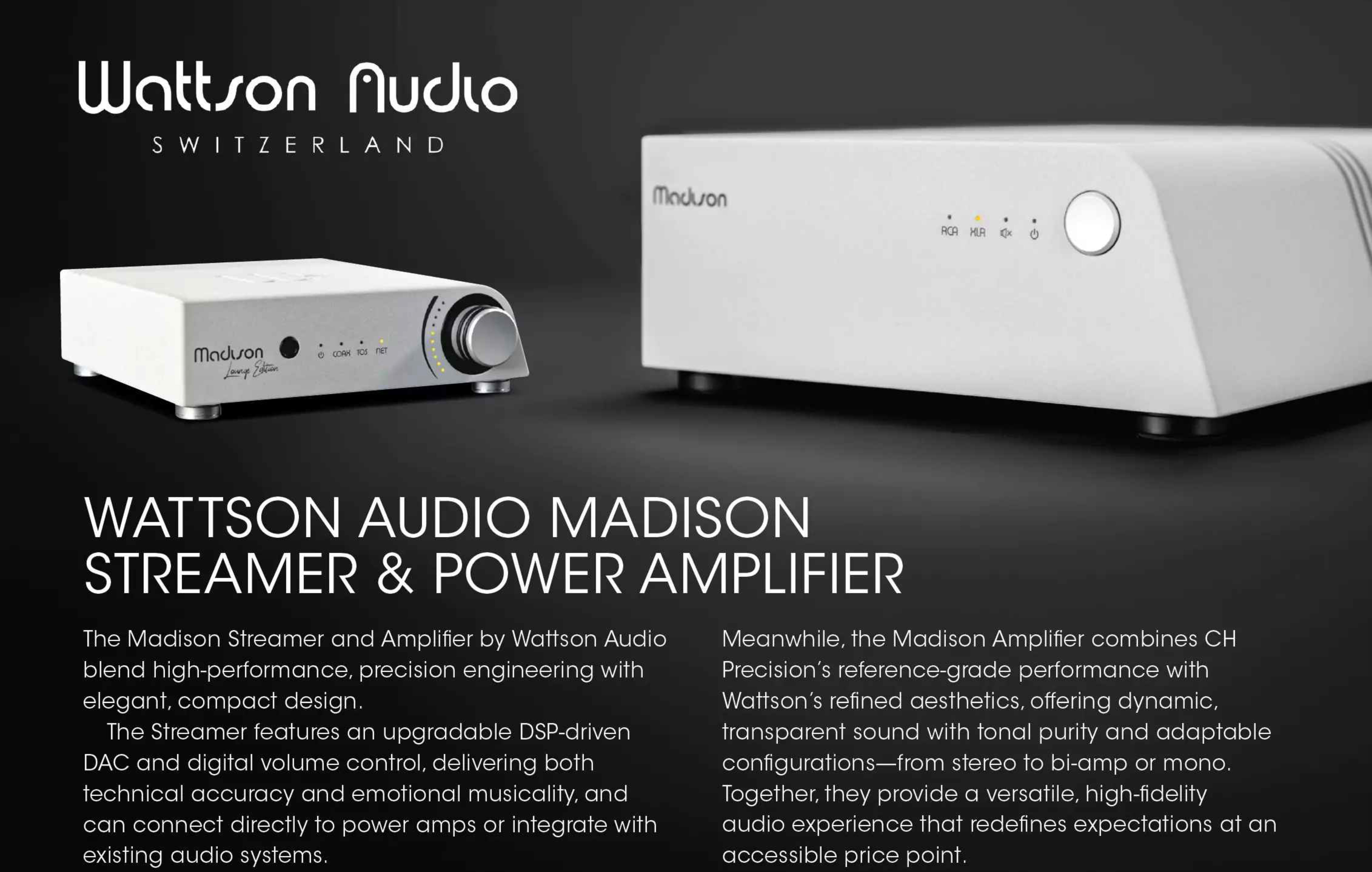 Wattson Audio Madison Streamer/DAC introduction
