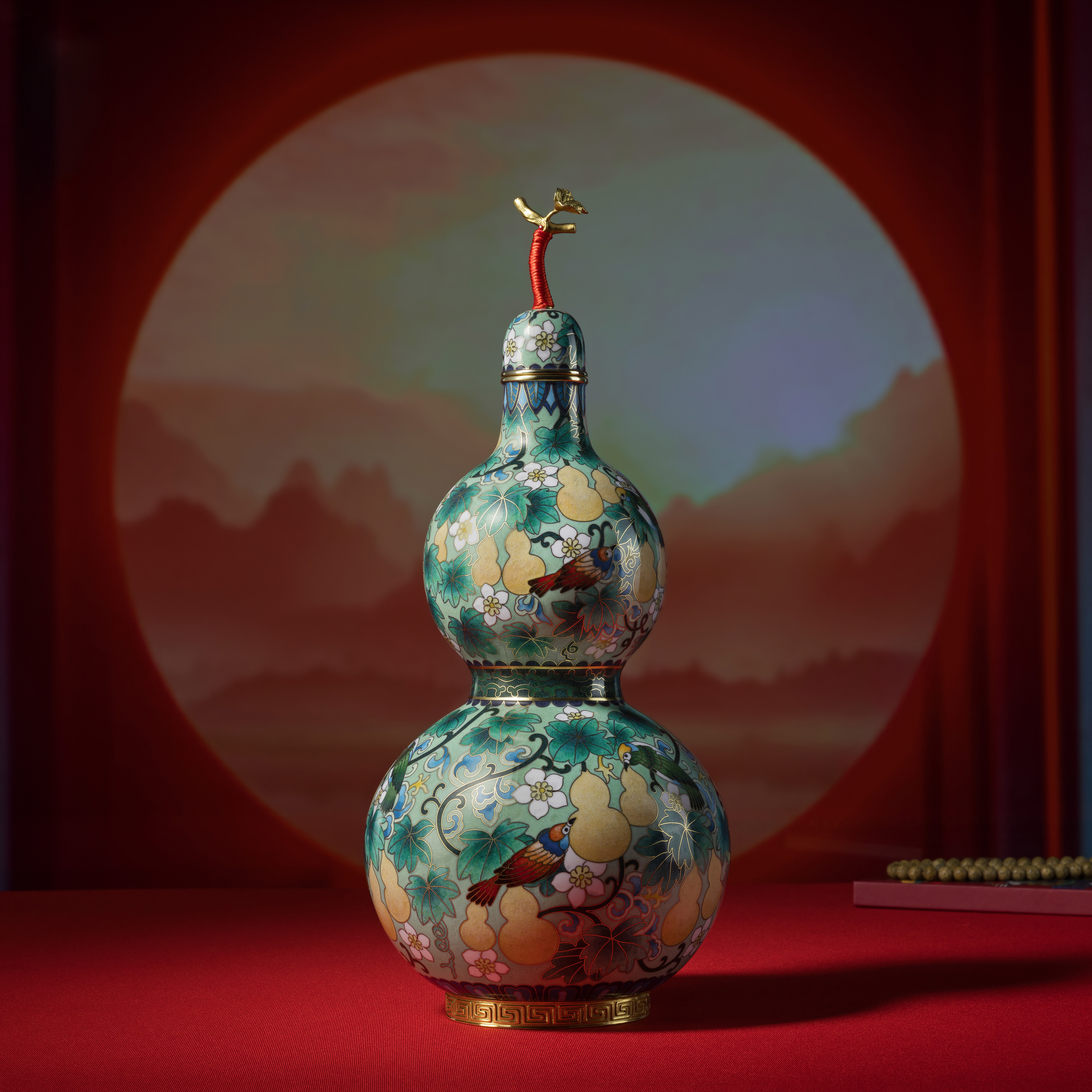 景泰藍福祿雙全