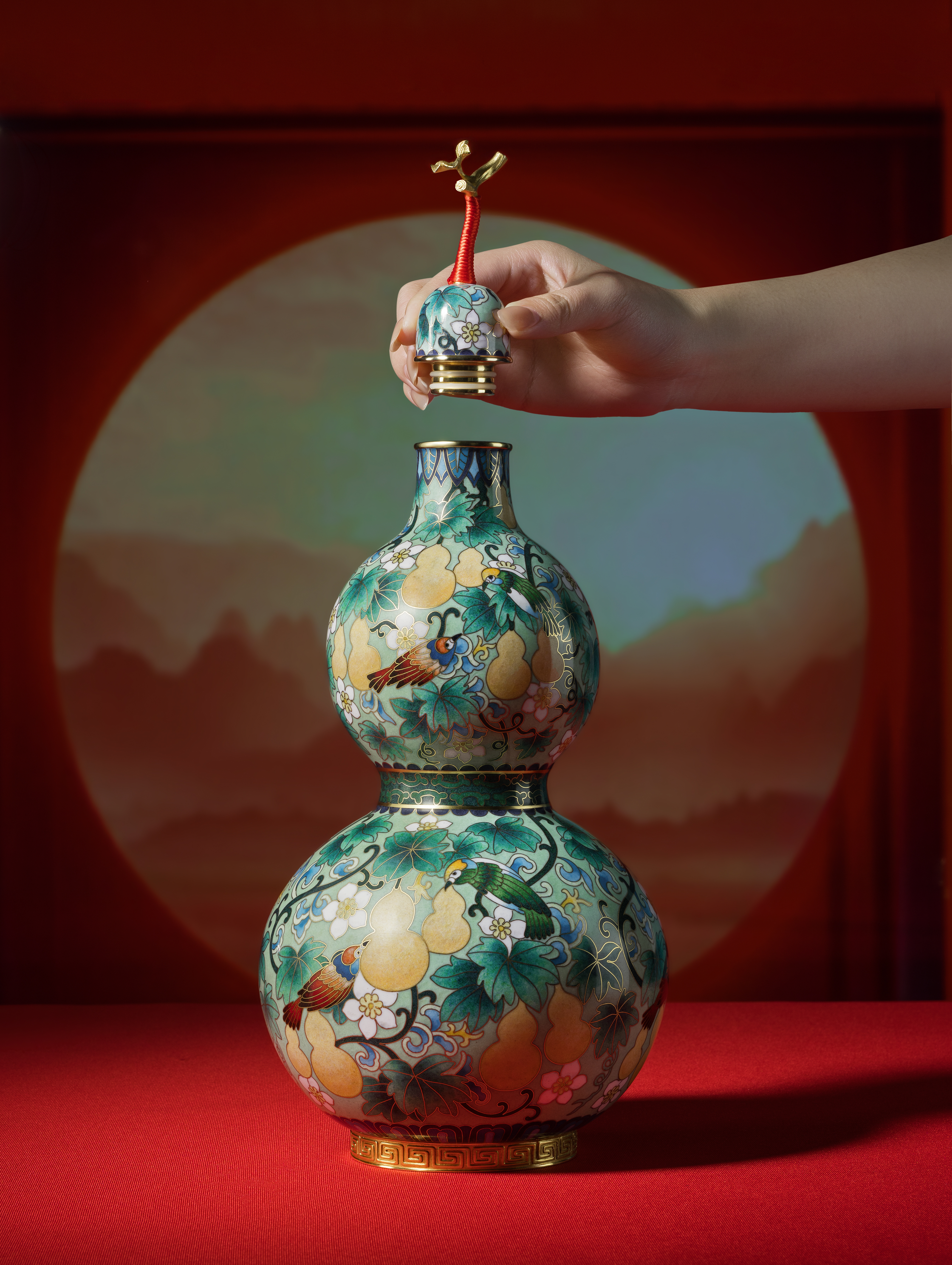 景泰藍福祿雙全