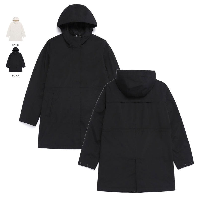 【韓國預購】AKR031214 National Geographic 女裝連帽風衣長外套