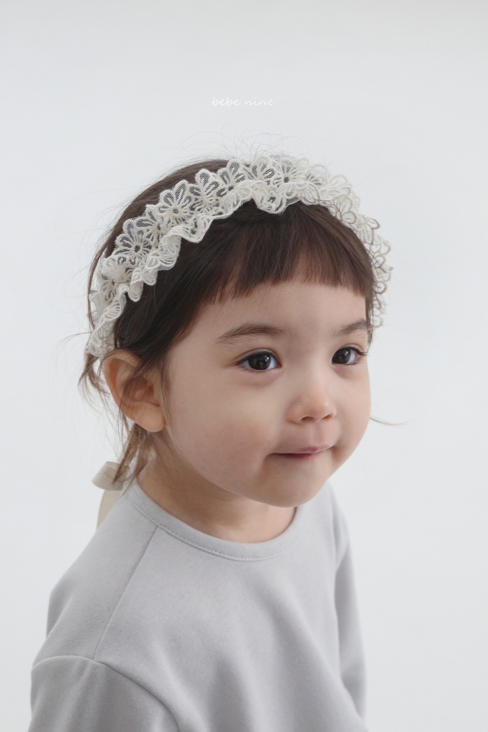 Bebe nine 蕾絲髮帶