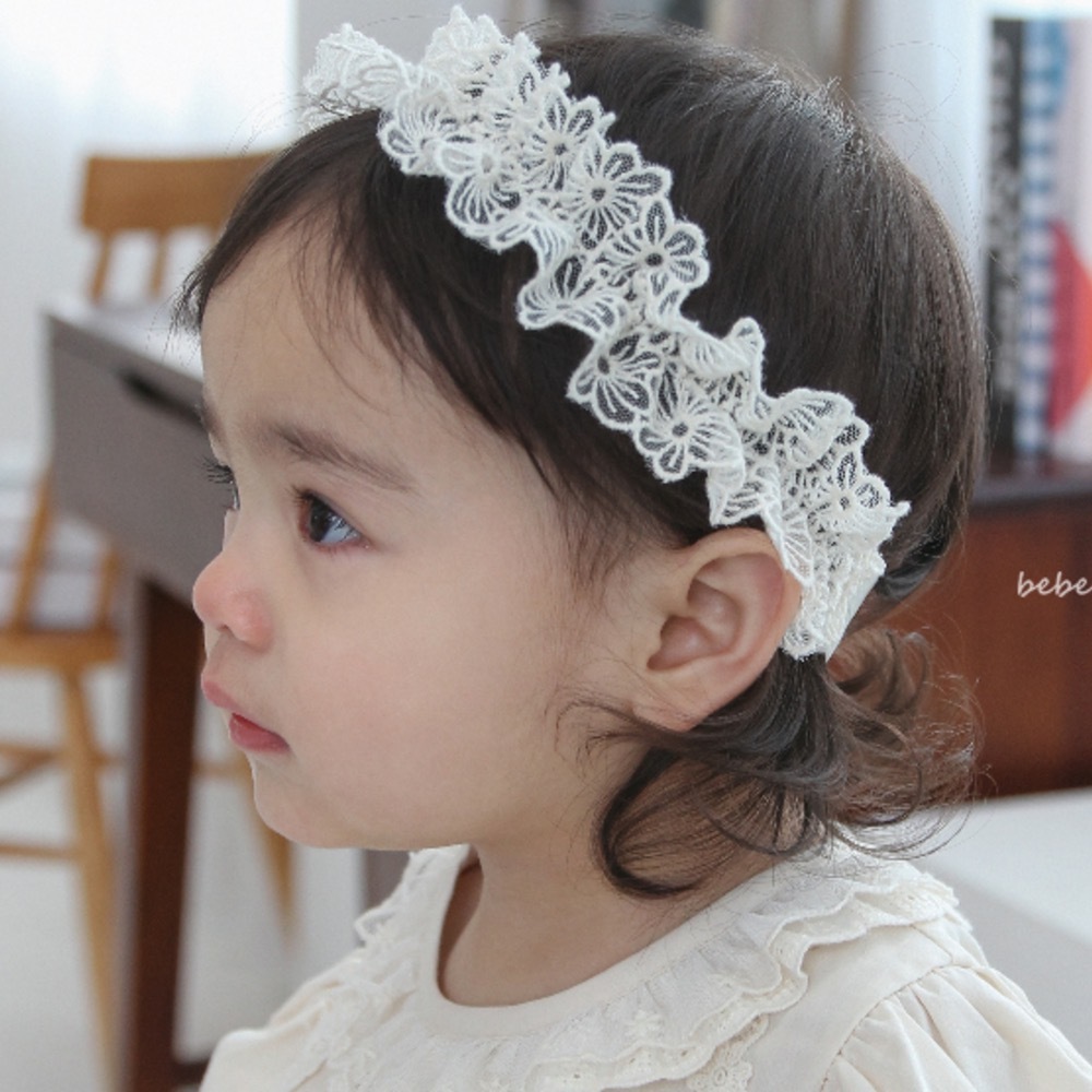 Bebe nine 蕾絲髮帶