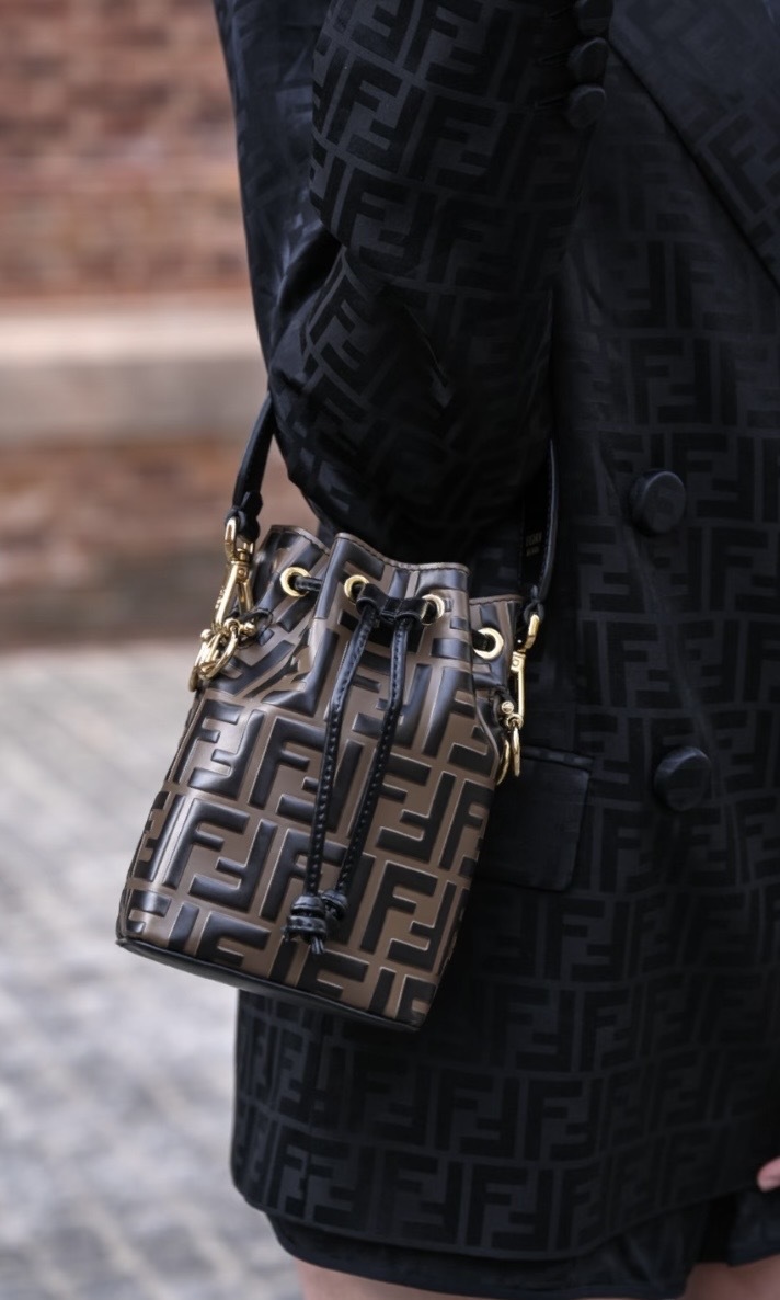 Fendi Mon Tresor 迷你小水桶包 棕色