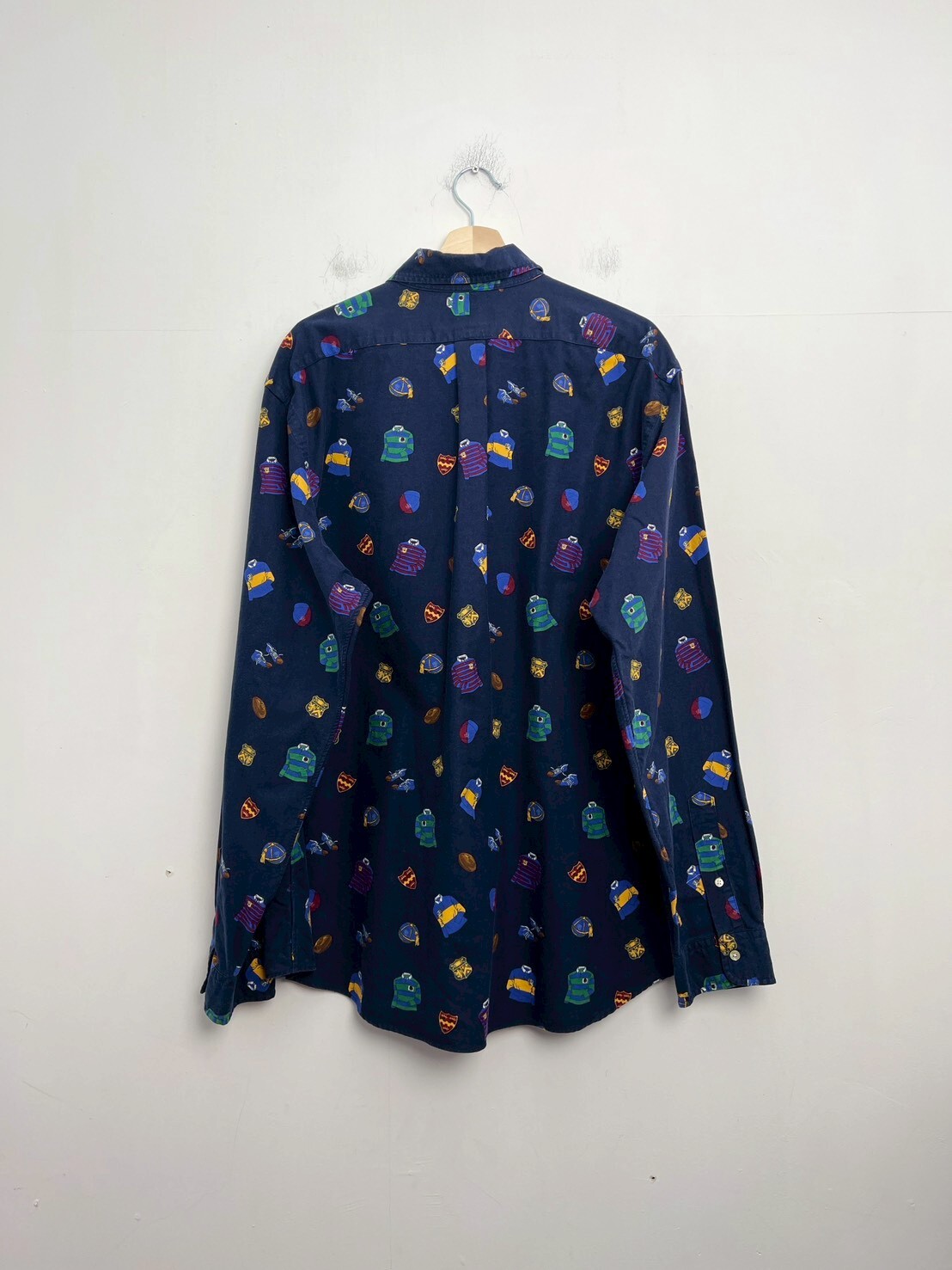 POLO RALPH LAUREN OXFORD VARSITY SHIRT SIZE XXL