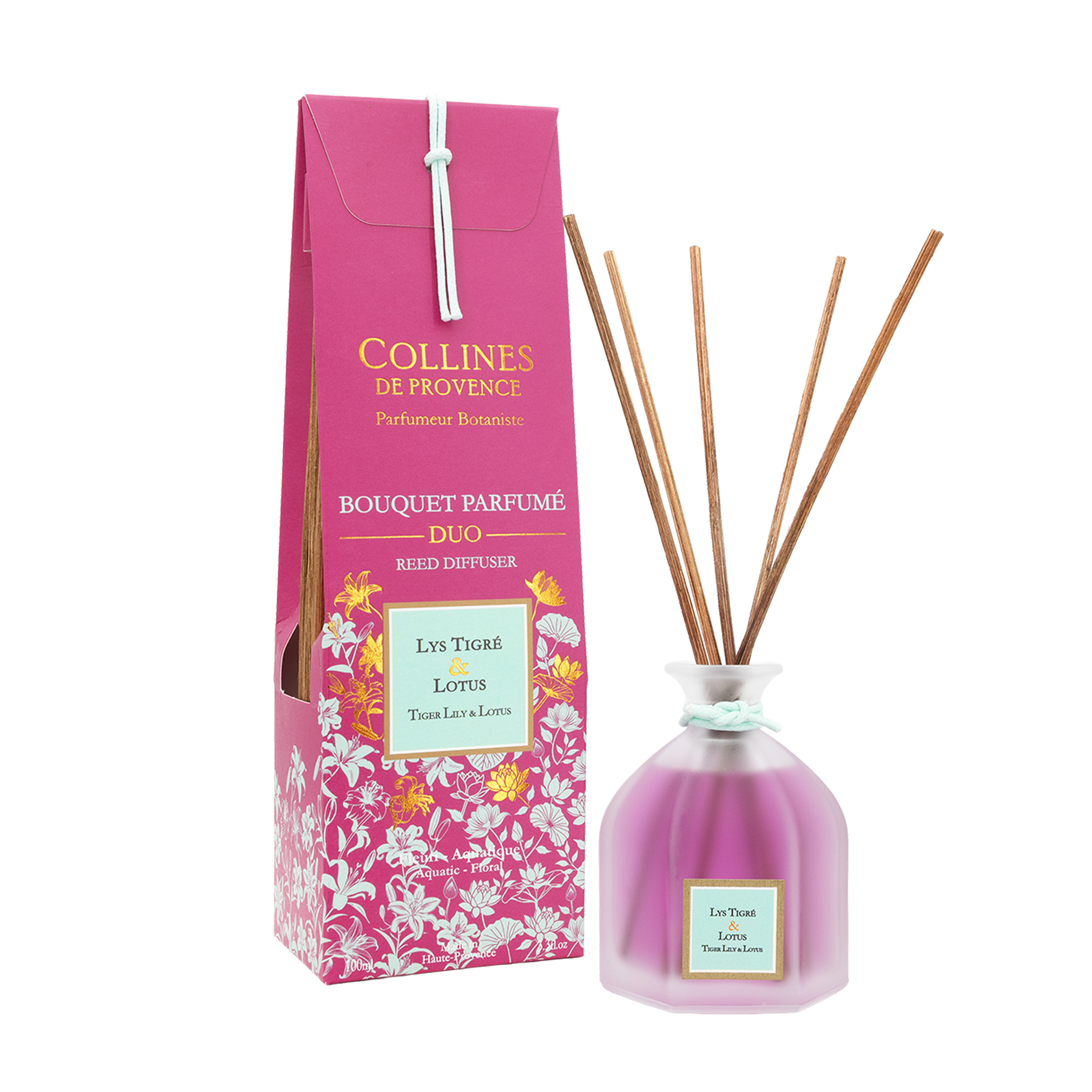 香氣協奏薰香竹 虎百合與睡蓮 100ML