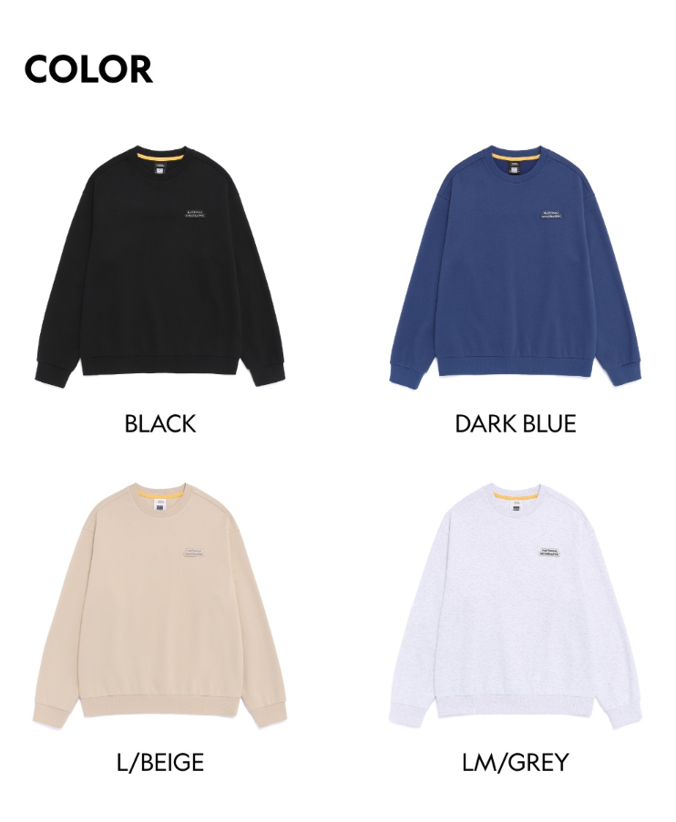 【韓國預購】AKR031217 National Geographic 男女同款圓領衛衣