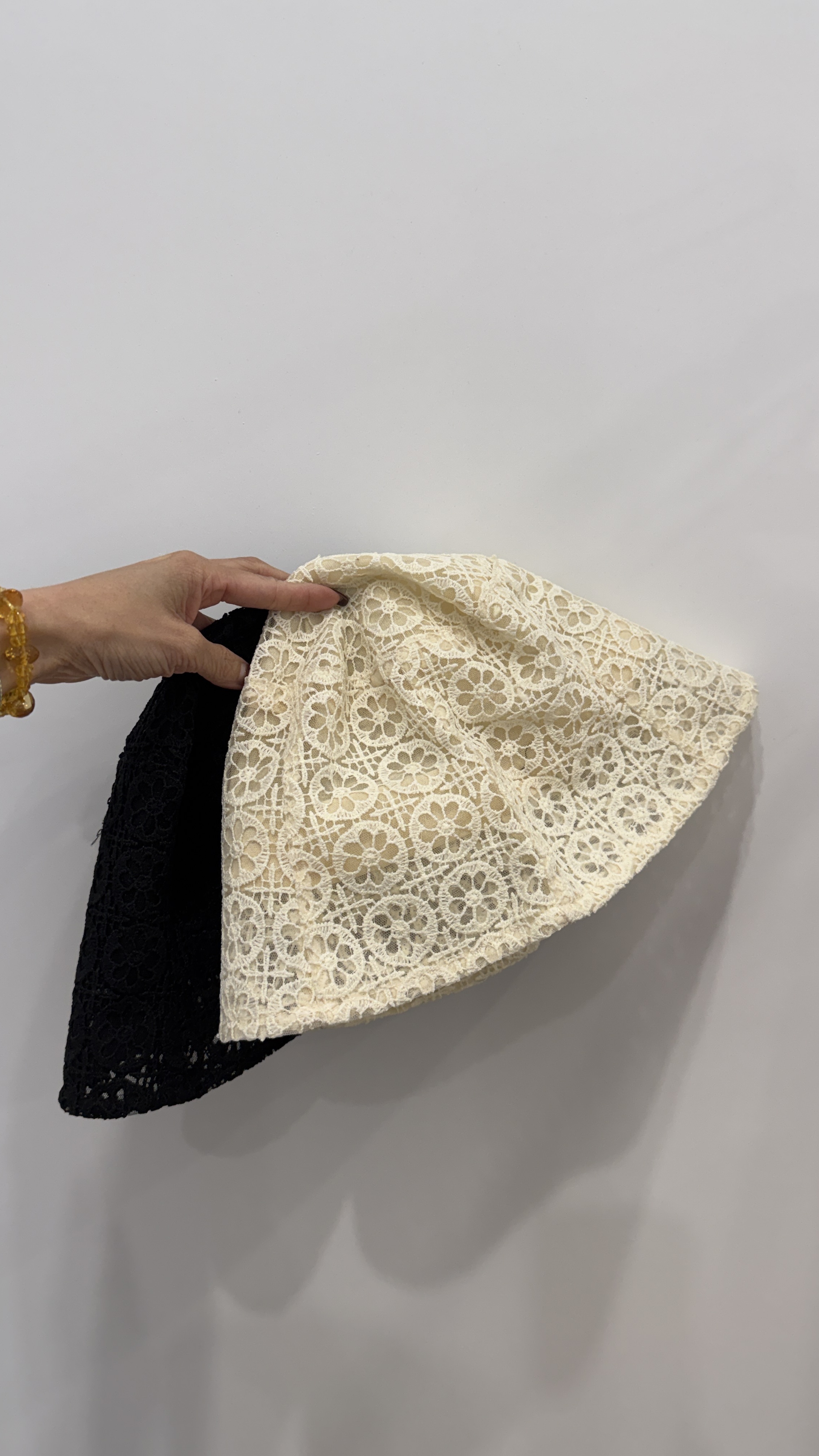 (現貨) 蕾絲漁夫帽 _Z190