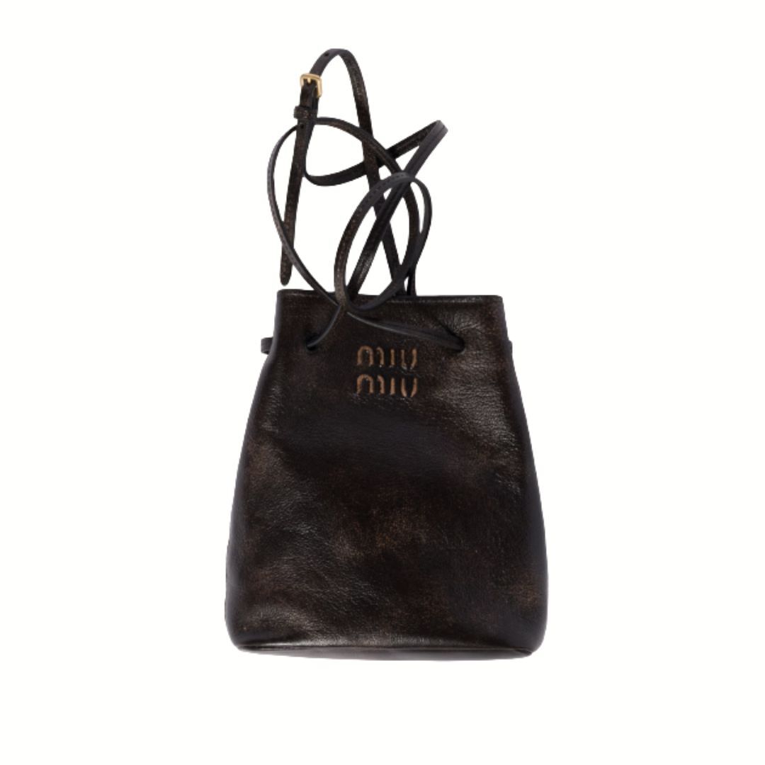 1DA0313-023 [MIU MIU] Nappa Leather Pouch Coffee #5NF460AF6P/F0201/TU (BR)
