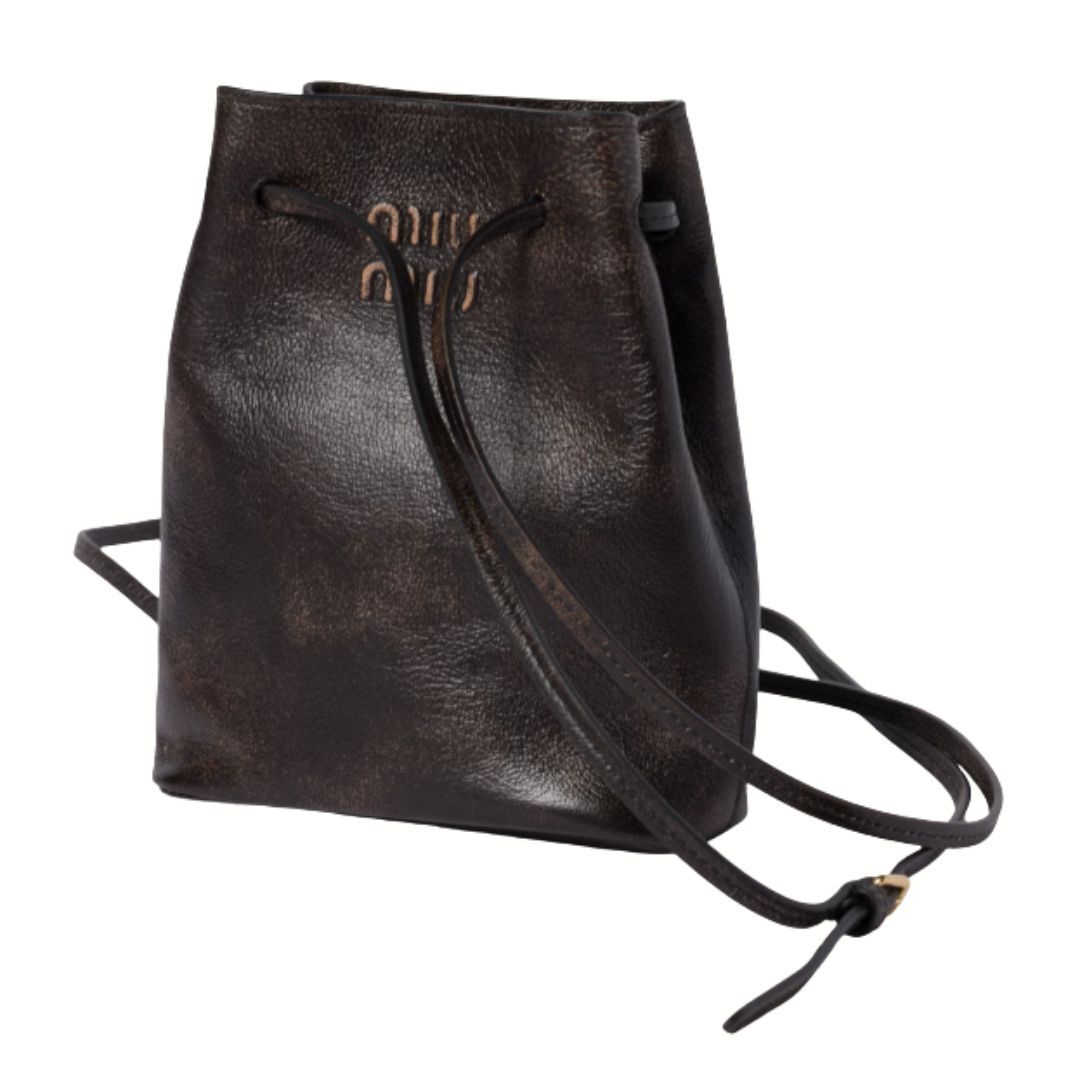 1DA0313-023 [MIU MIU] Nappa Leather Pouch Coffee #5NF460AF6P/F0201/TU (BR)