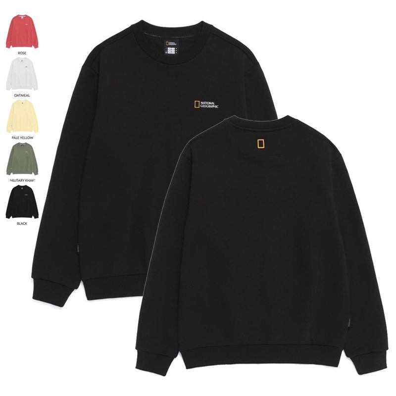 【韓國預購】AKR031218 National Geographic 男女同款圓領衛衣