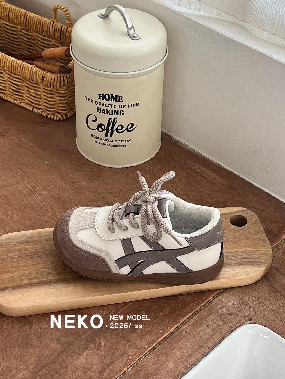 復古可可運動童鞋