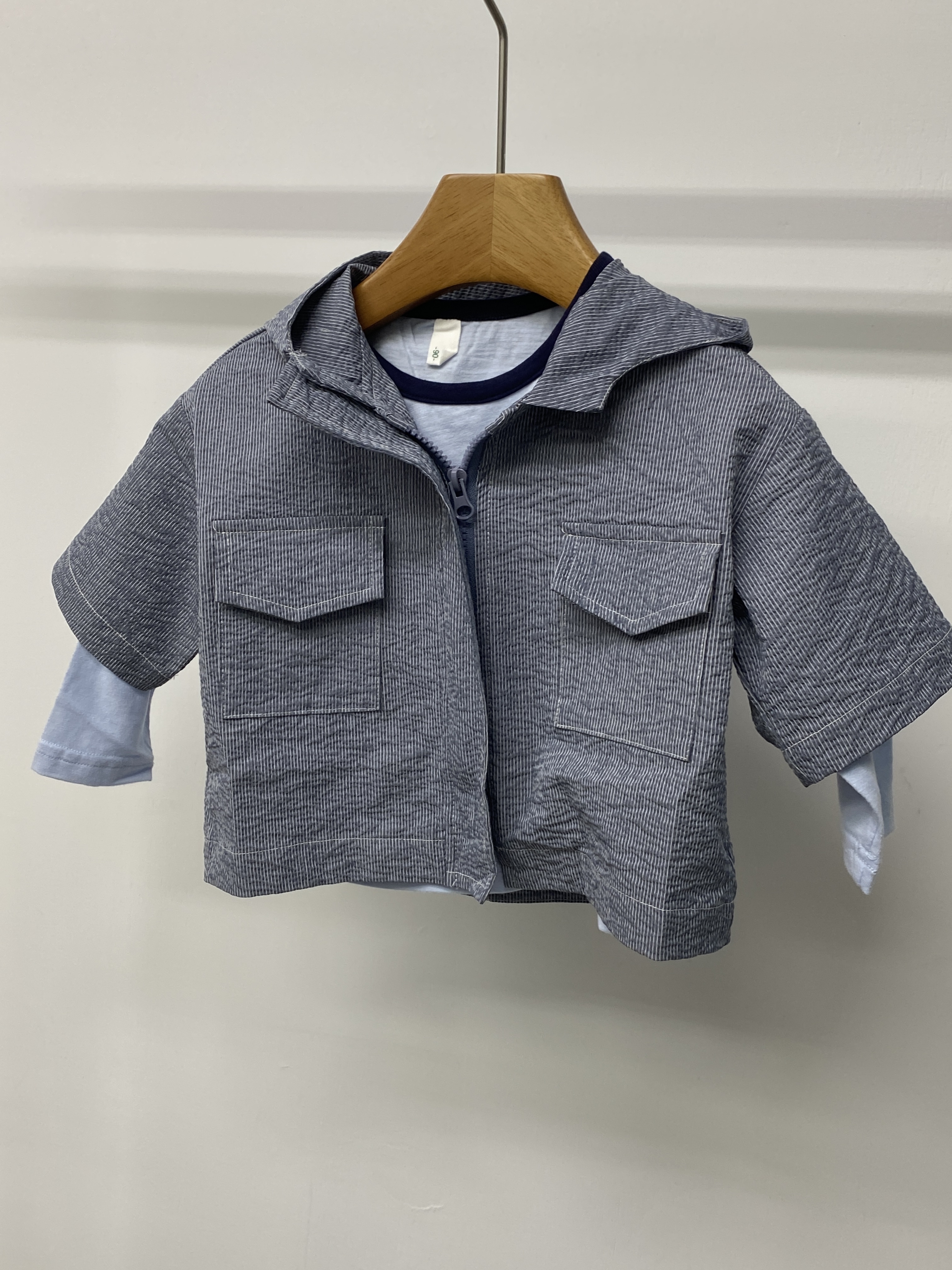 A04386小熊兩件式上衣